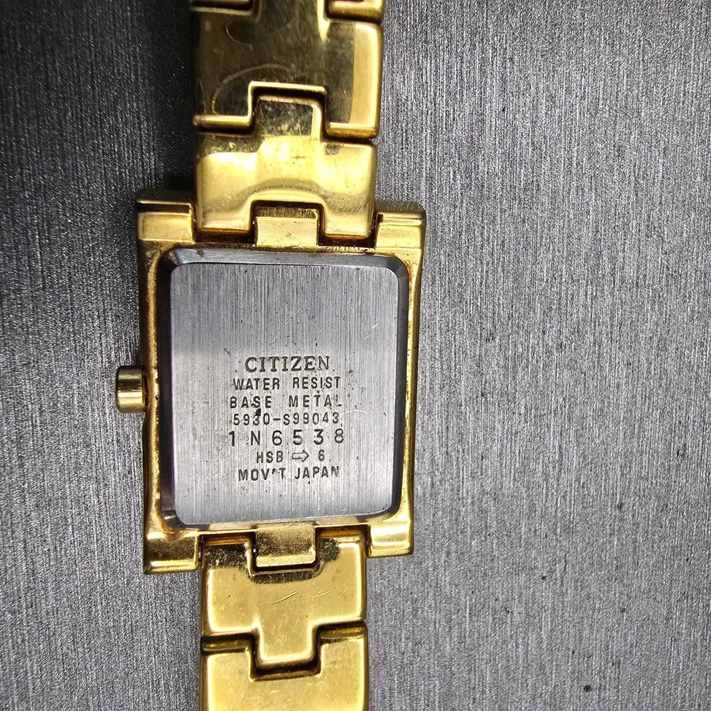 Citizen Watch Women 20mm MOP Dial Gold Tone Gemmed 5930-S99043 New Battery10