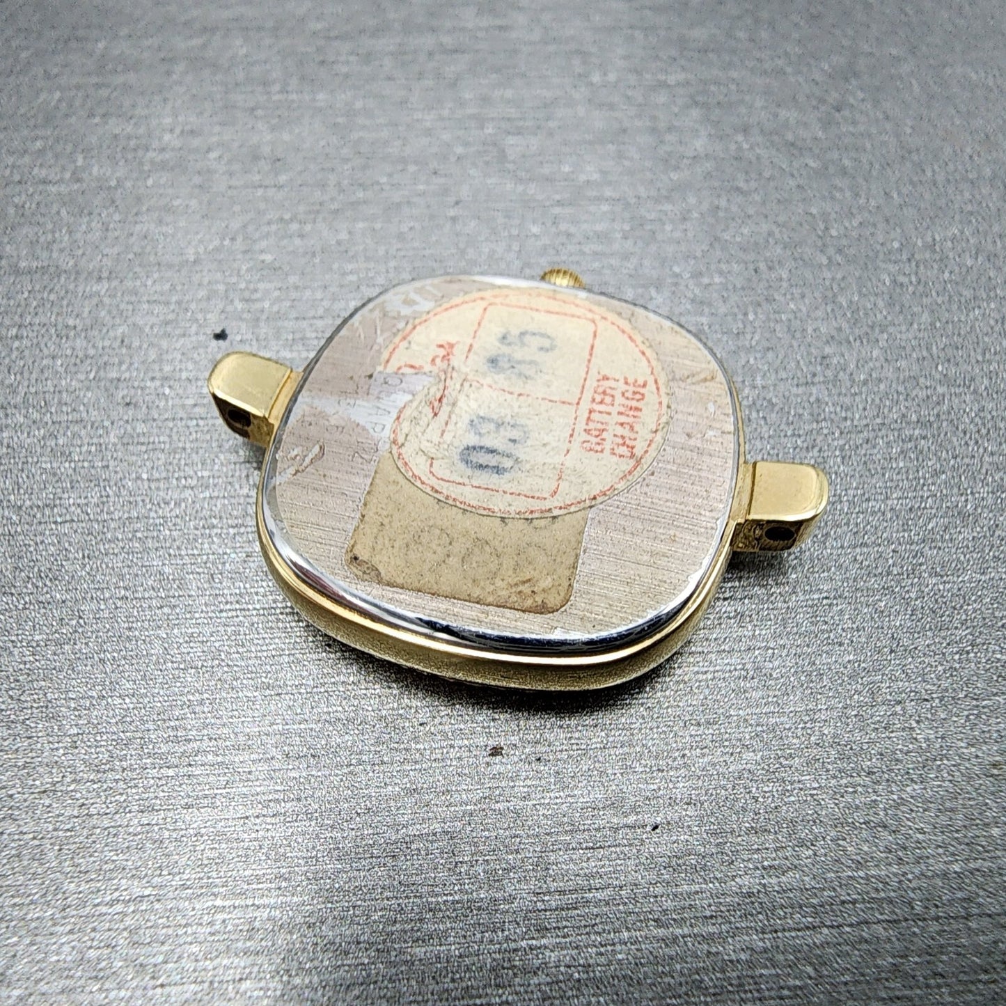 Omega De Ville Watch Women 21mm Gold Dial Gold Plated Cal 1375 591.0276 PARTS