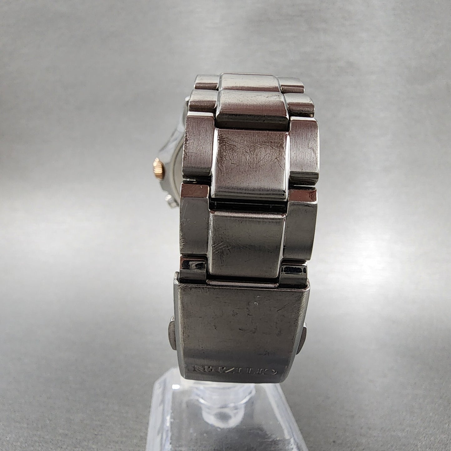 Citizen Eco-Drive Attesa GMT Watch Men 40mm Black Dial Titanium Date Round Runs