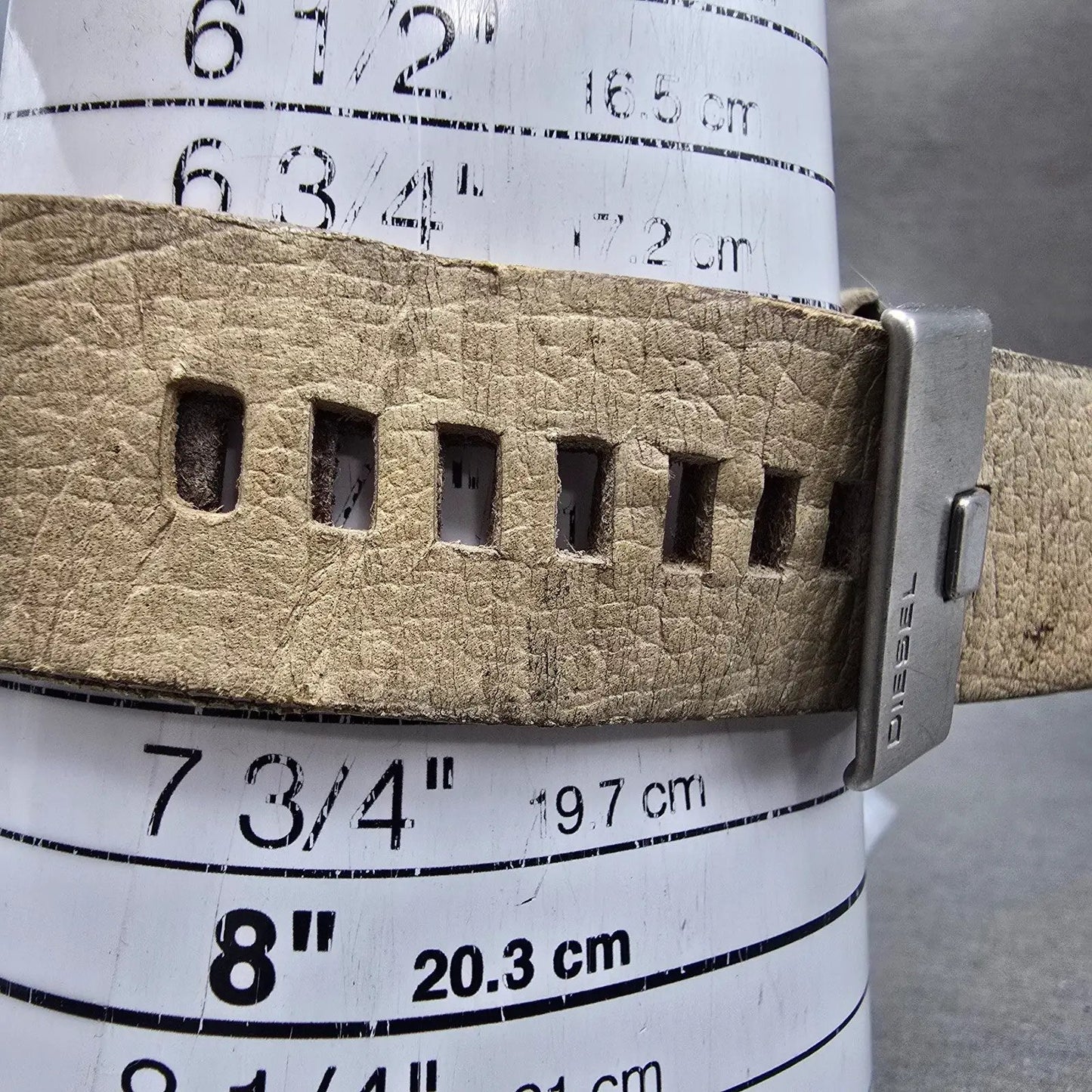Diesel Watch Men 44mm Cream Dial Steel Rectangle DZ-2109 PARTS14
