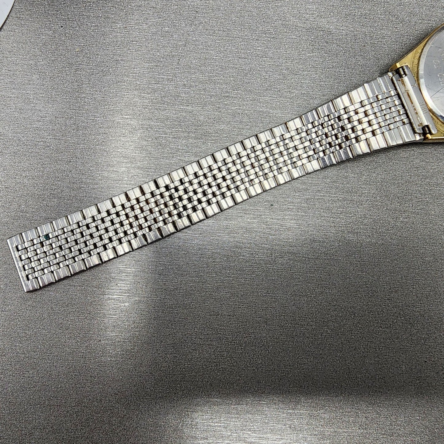 Seiko Watch Men 33mm Cream Dial Gold Tone Daydate Round 5Y238119 PARTS11