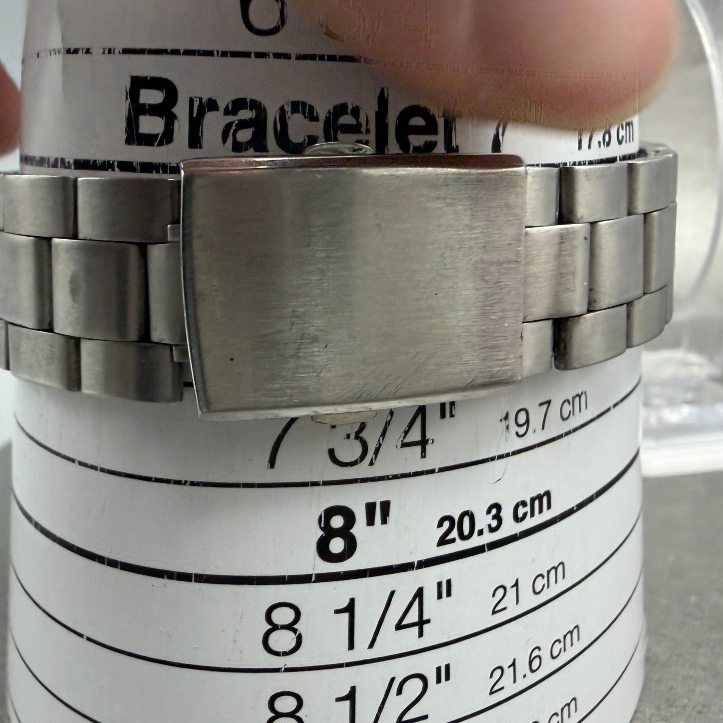 Seiko ALBA Watch Men 35mm Silver Dial Silver Tone Daydate V743-8A10 New Battery910