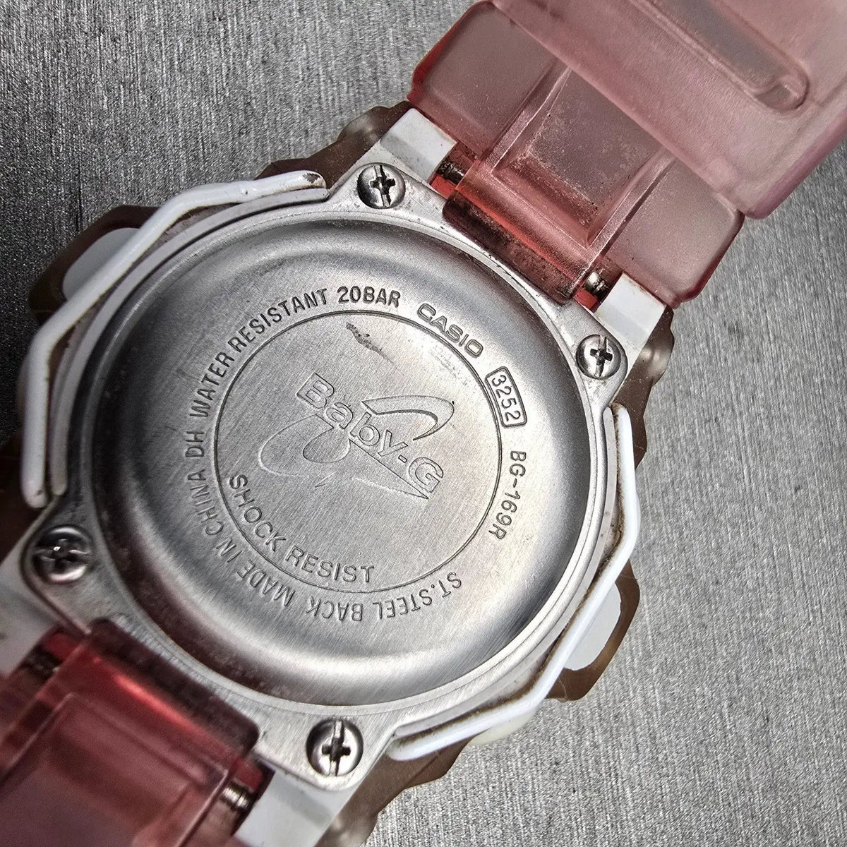 Casio Baby-G BG-169R Watch Women 43mm Pink Chronograph Alarm Digital New Battery10