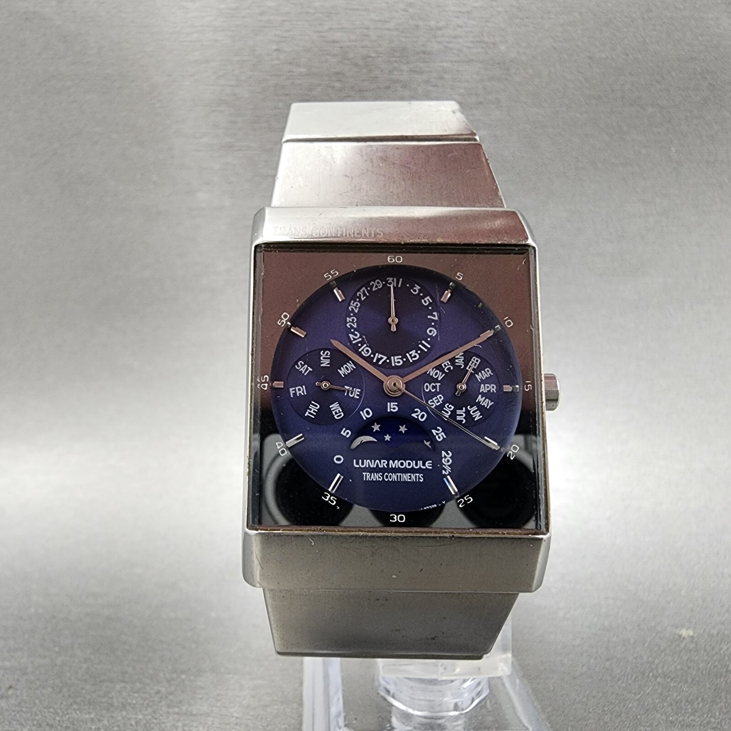 Trans Continents Triple Calendar Moonphase Watch Men 31mm 6300-H24440 PARTS