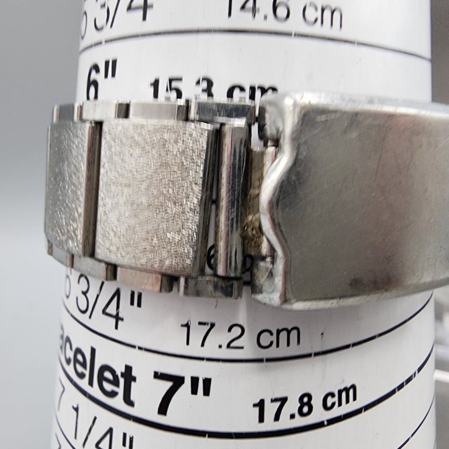 Seiko 5 Actus Watch Men 38mm Gray Dial Silver Tone Daydate 70198010 PARTS11