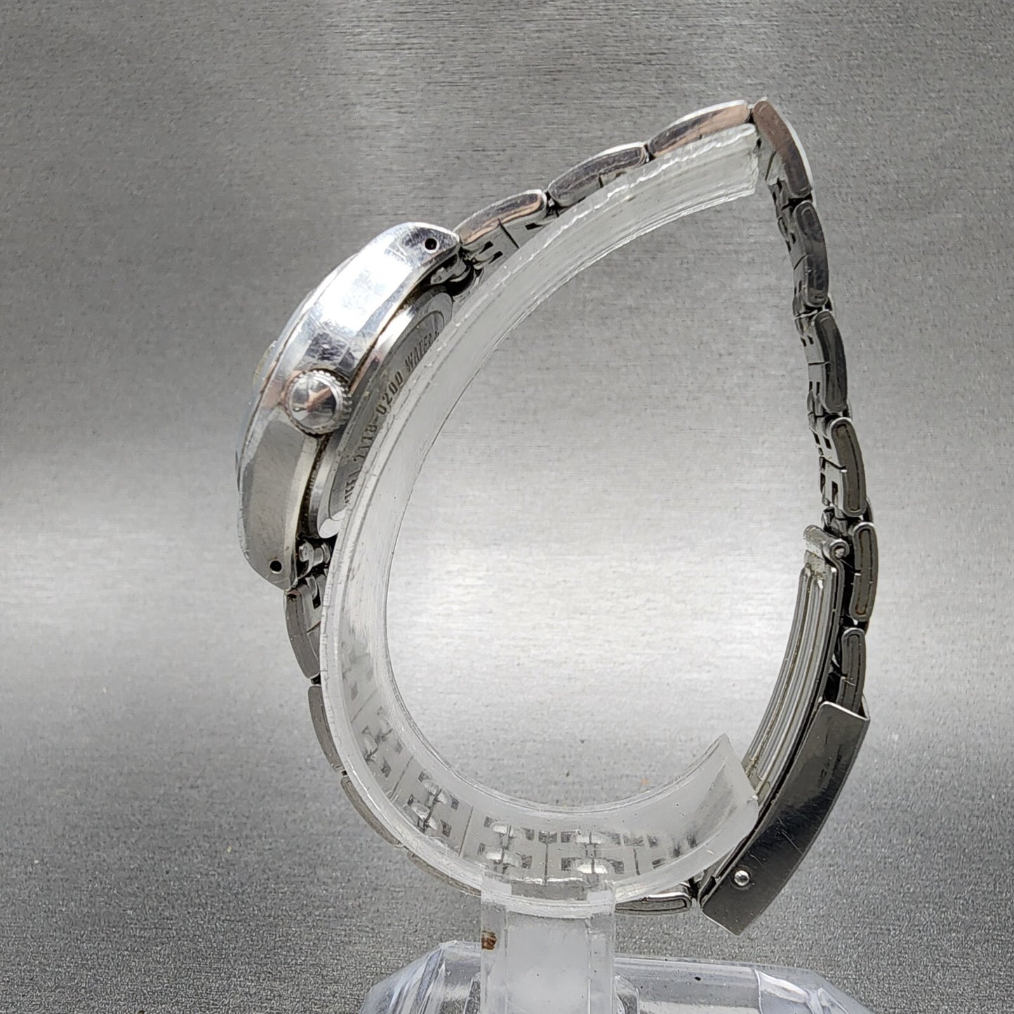 Seiko Chorus Watch Women 25mm Silver Dial Silver Tone Date Manual 2118-0200 Runs