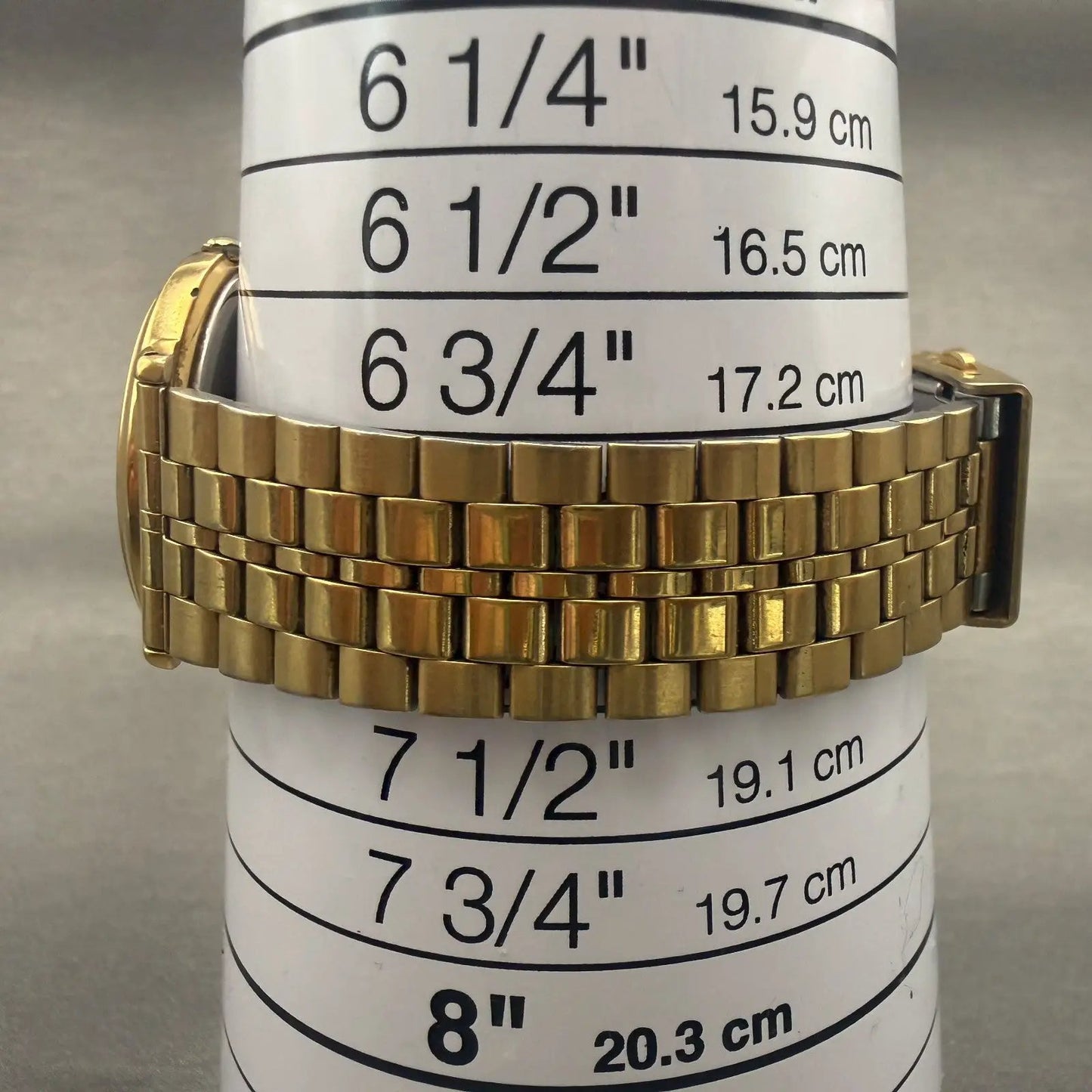 Seiko Watch Men 33mm Gold Dial Gold Tone Round 5P31-6090 New Battery10