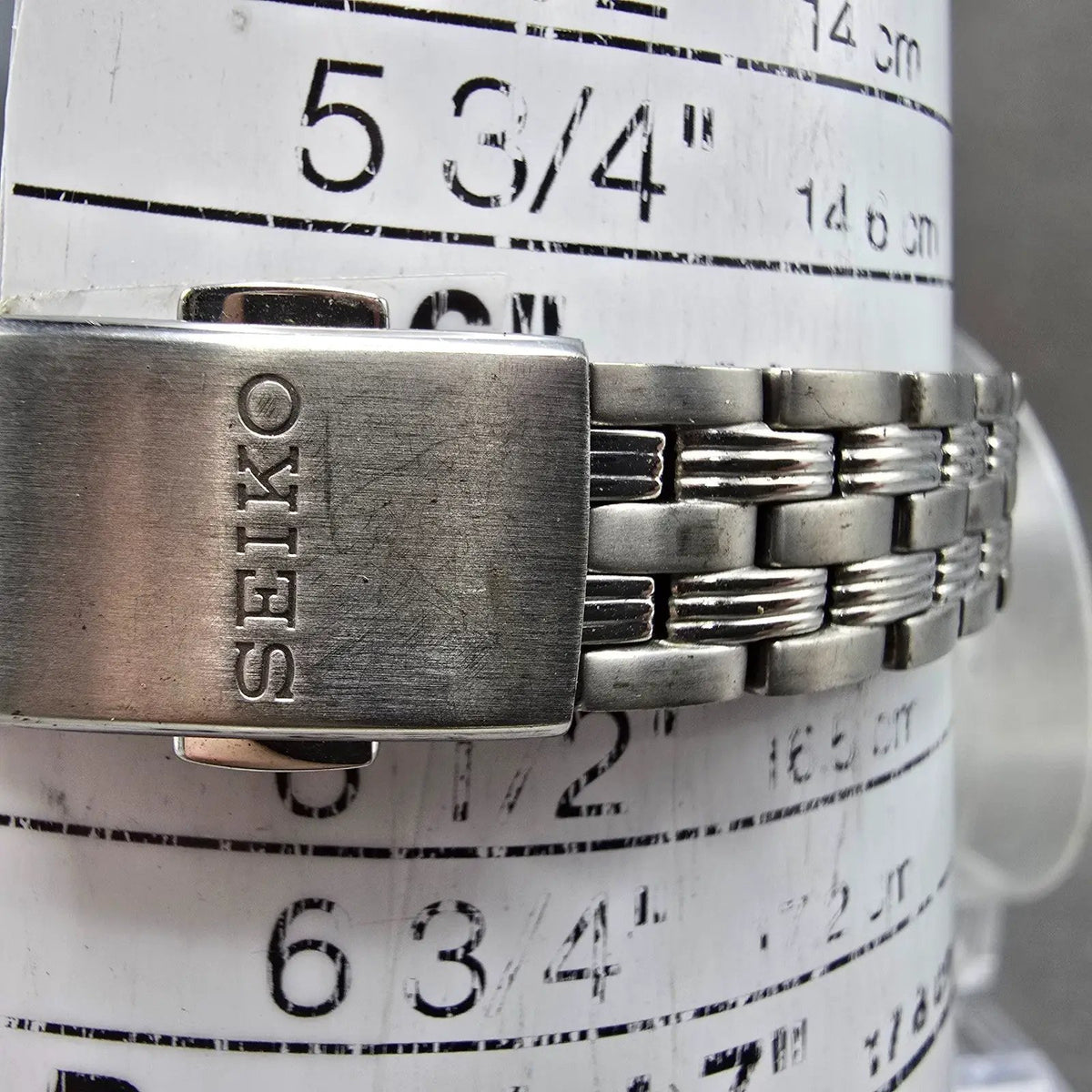 Seiko Solar Watch Women 29mm White Dial Silver Atomic Round 3B21-0AF0 READ!!!11