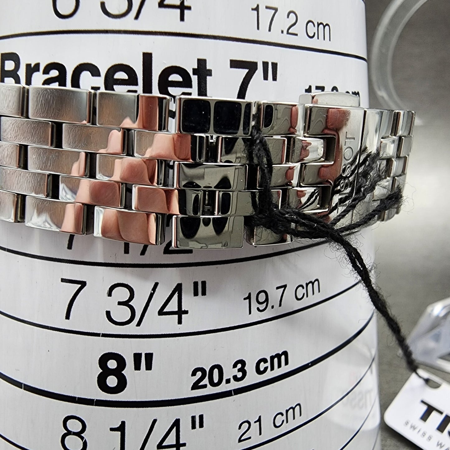 Tissot Le Locle Automatic Watch Women 29mm Silver Dial Diamond Accent Date Steel