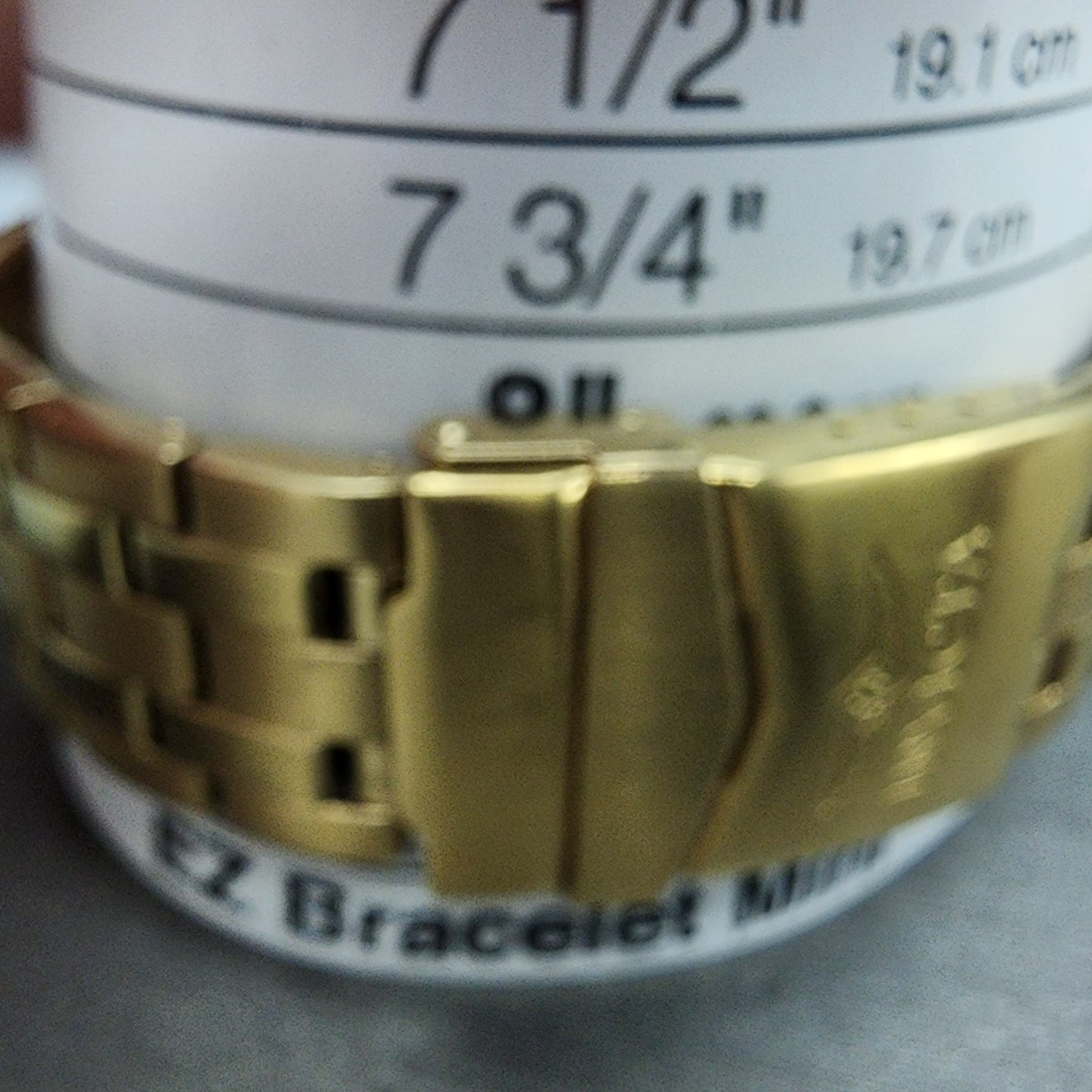Invicta Chronograph Watch Men 46mm Blue Dial Gold Tone Date 6858 PARTS11