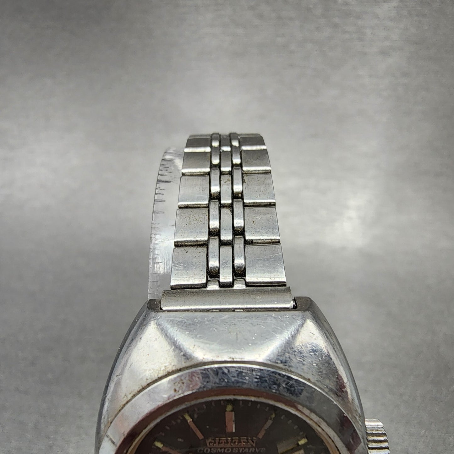 Citizen Cosmostar V2 Watch Women 27mm Gray Dial Silver Tone Date Automatic Runs