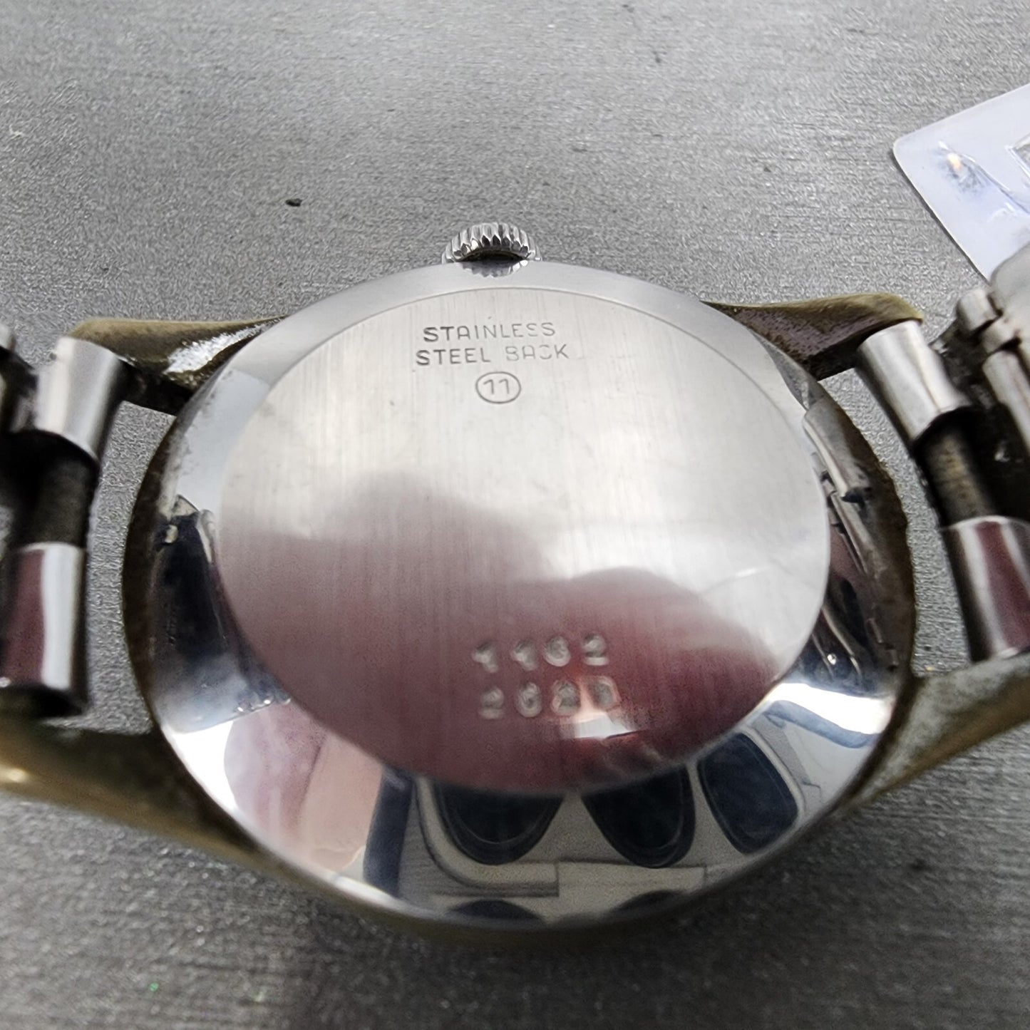Wyler Inca flex Watch Men 32mm White Dial Silver Tone Small Seconds Manual READ!