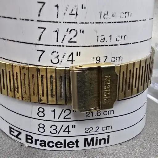 Citizen Ana Digi Watch Men 31mm Gold Alarm Chronograph 8980-084918 PARTS Vintage12