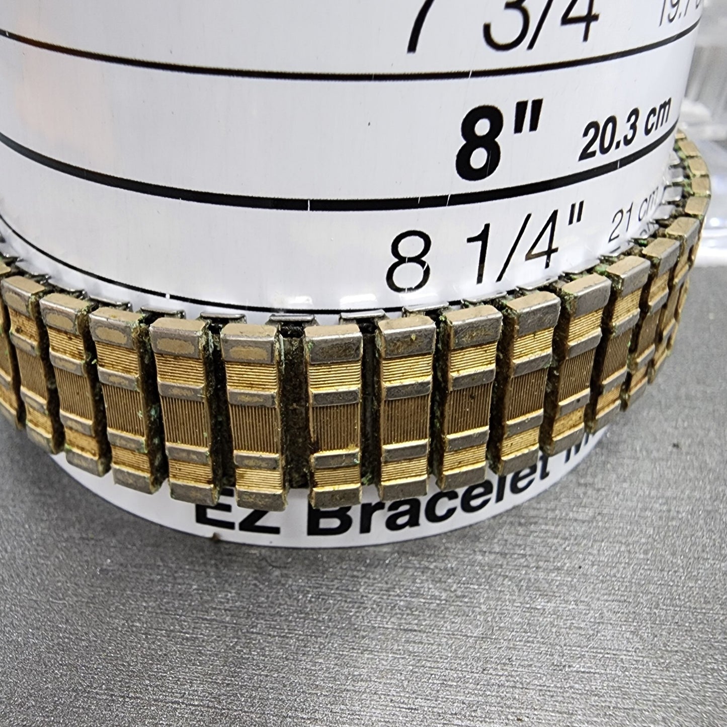 Seiko Watch Men 34mm White Dial Gold Tone Round V700-8a10 New Battery