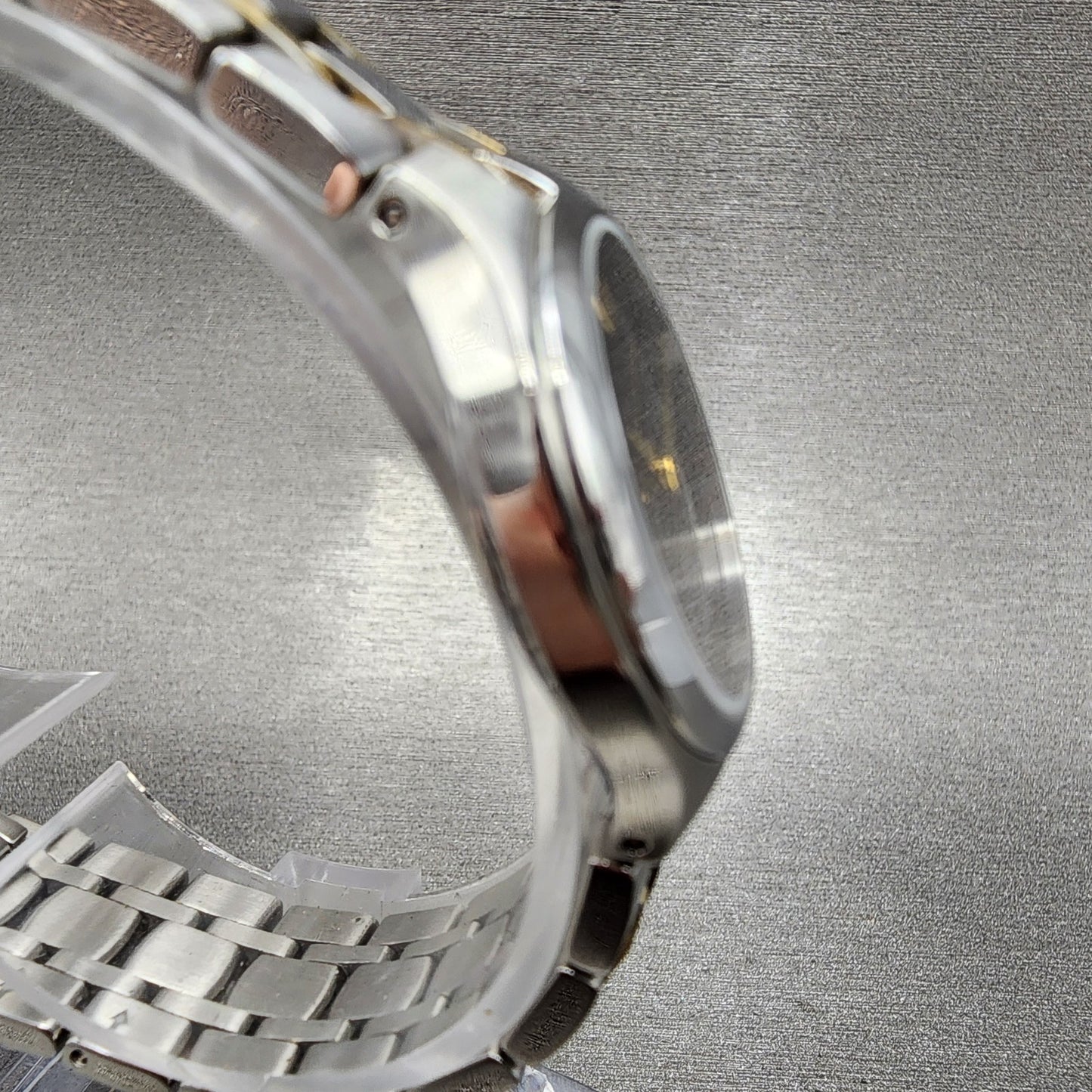 Movado Museum Watch Women 26mm Black Dial Two Tone Round 0606959 New Battery