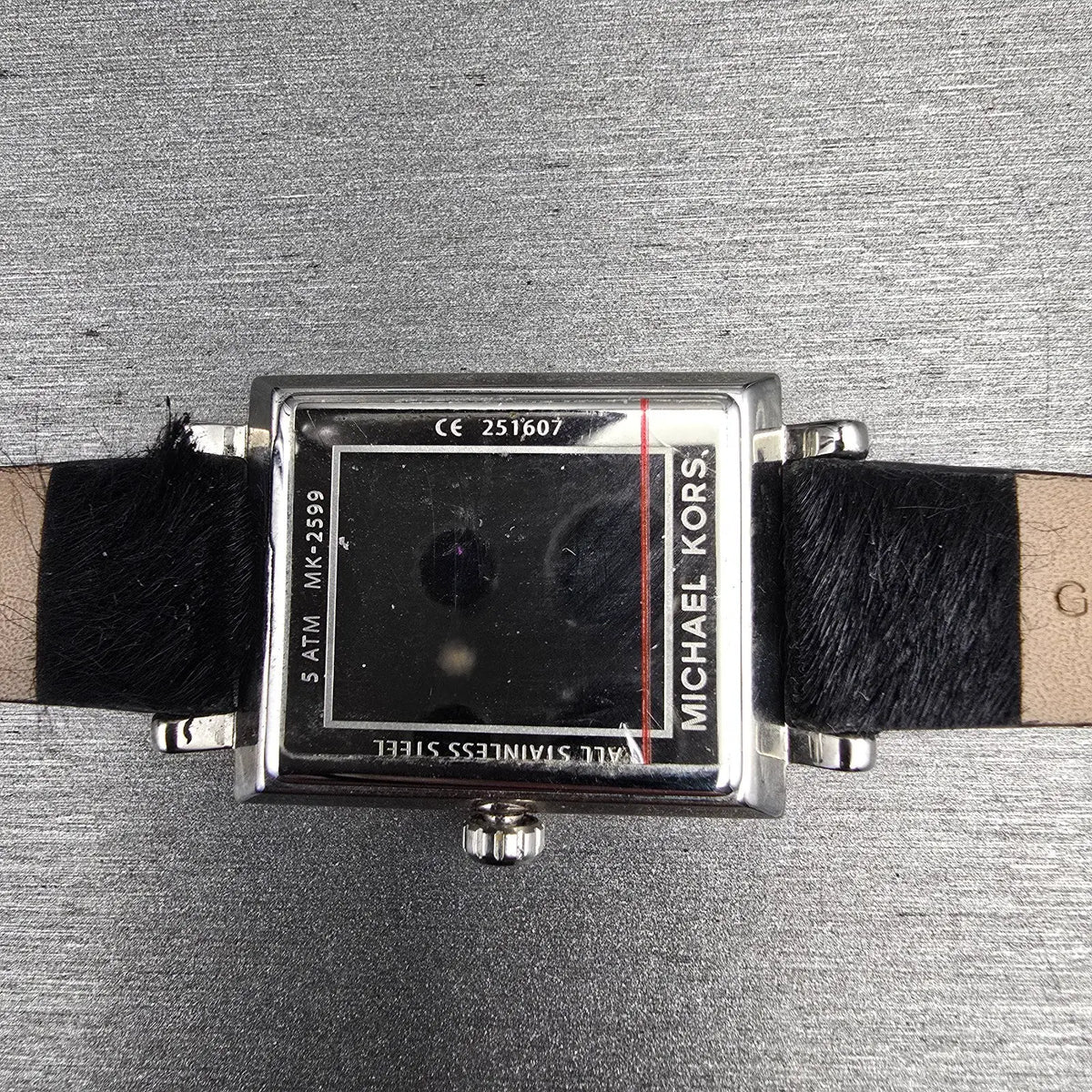 Michael Kors Harway Watch Women 24mm Silver Dial Silver Tank MK2599 New Battery10