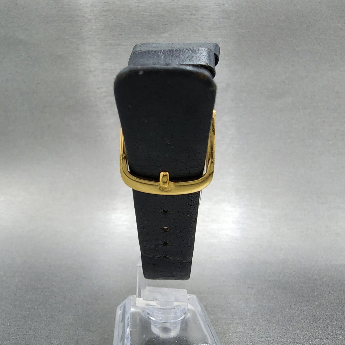 Citizen Free Way Tank Watch Men 28mm White Dial Gold Tone 1l30-I816 New Battery