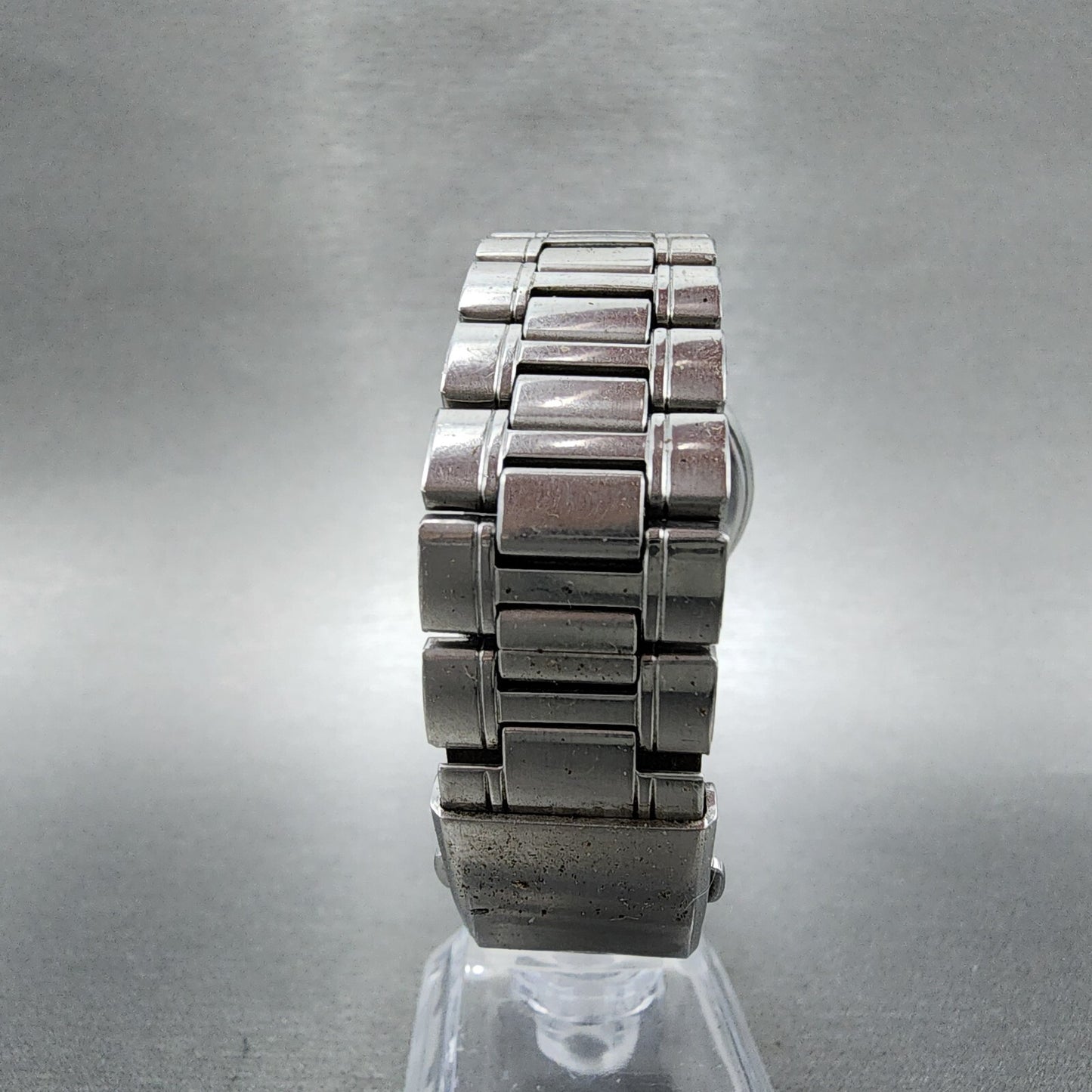 Seiko Spirit Watch Men 34mm Cream Dial Silver Tone Date 7n42-6110 New Battery