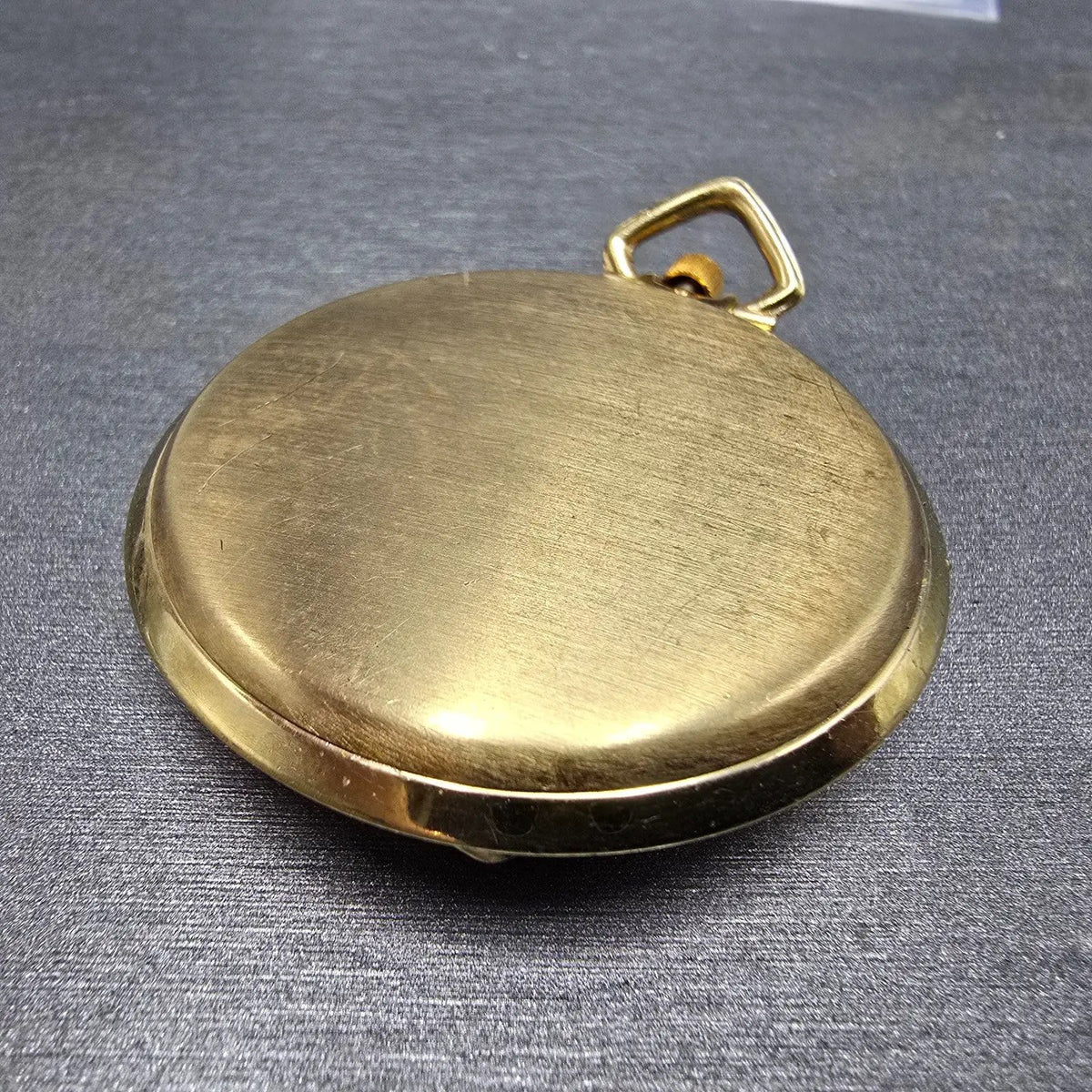Wittnauer Pocket Watch Men 43mm Champagne Dial Gold Daydate SILHOUETTE New Batt15