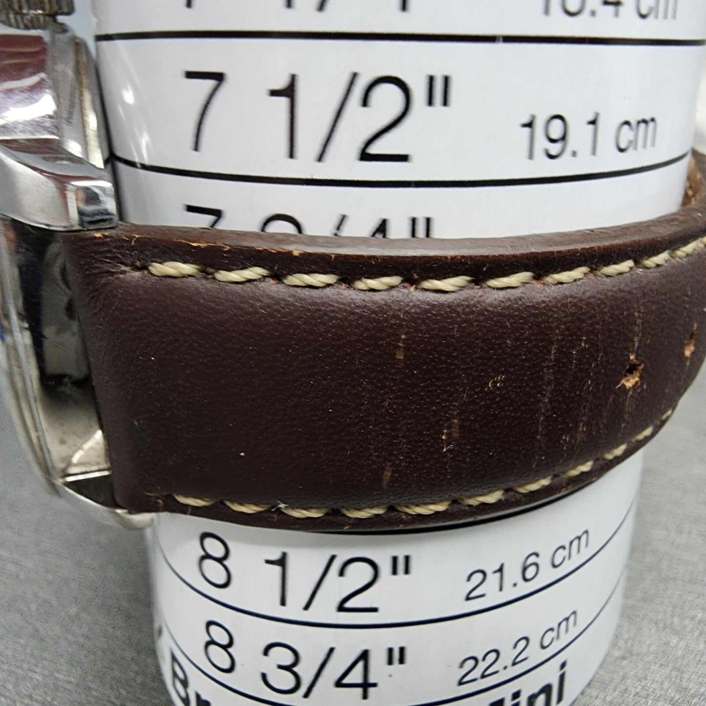 Timex Easy Reader Watch Men 43mm Cream Dial Silver Tone Round New Battery10