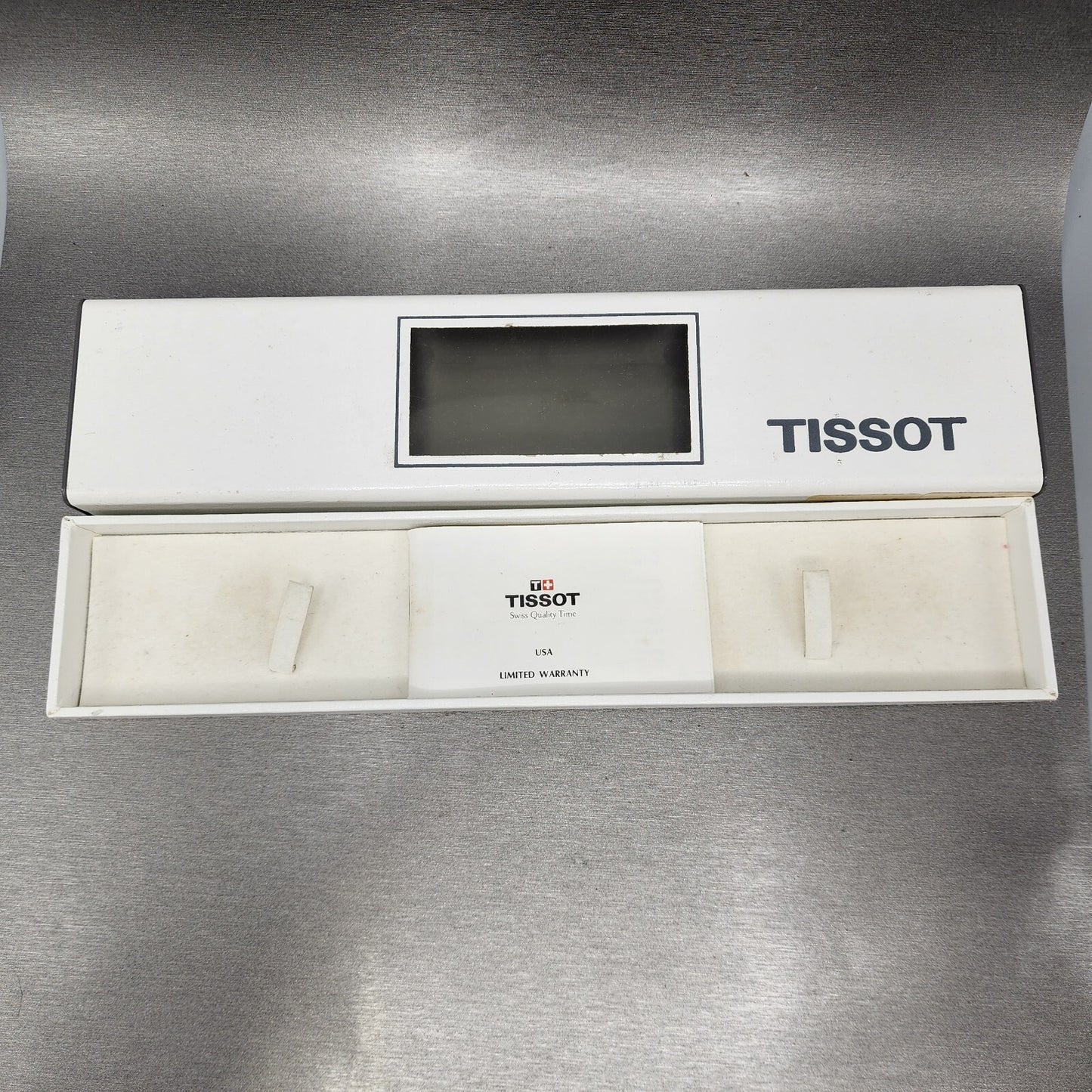 Tissot Rock Watch Women 30mm Blue Stone Dial Stone Case Round R150 New Battery14