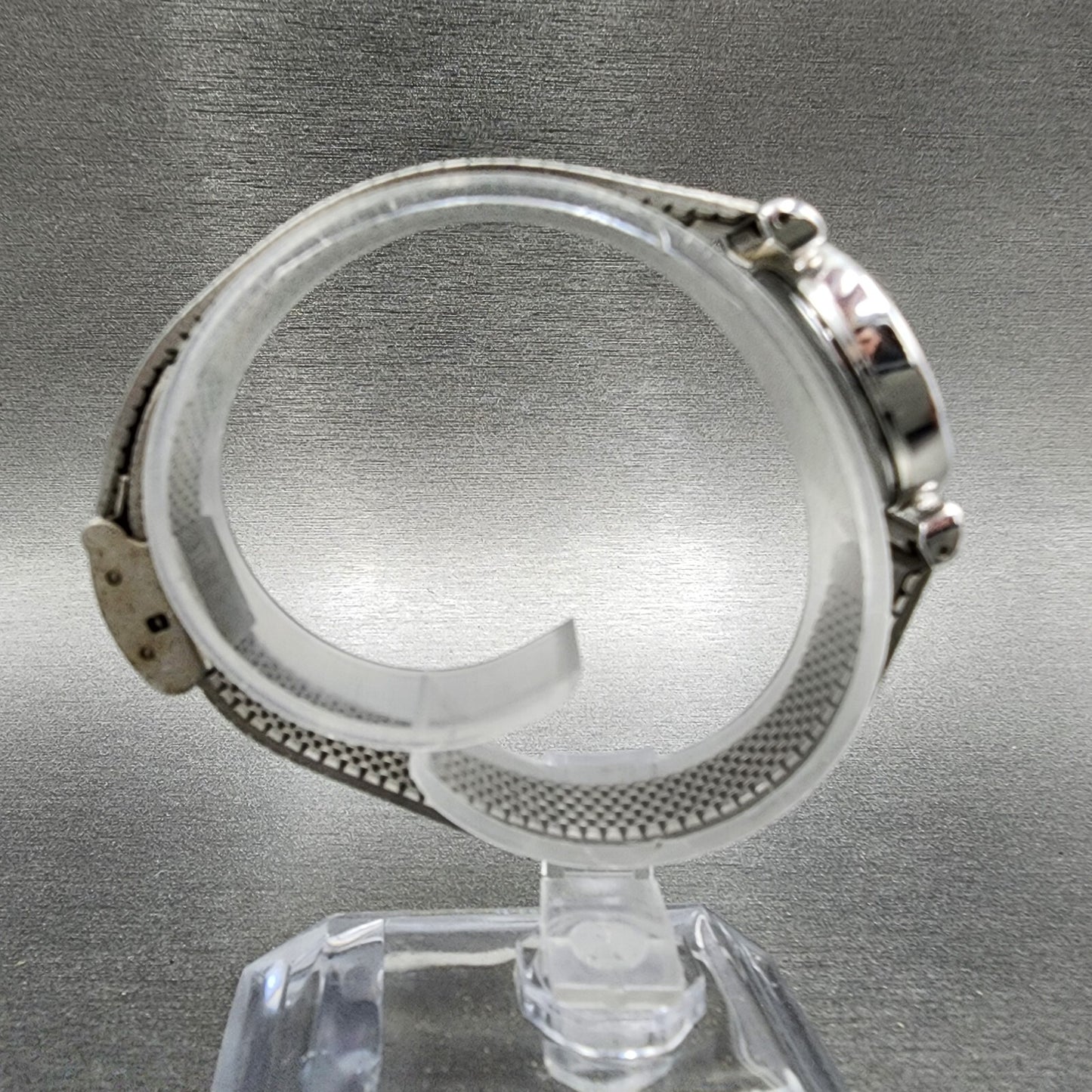 Seiko Watch Women 22mm White Dial Silver Tone Round 4N21-0052 New Battery