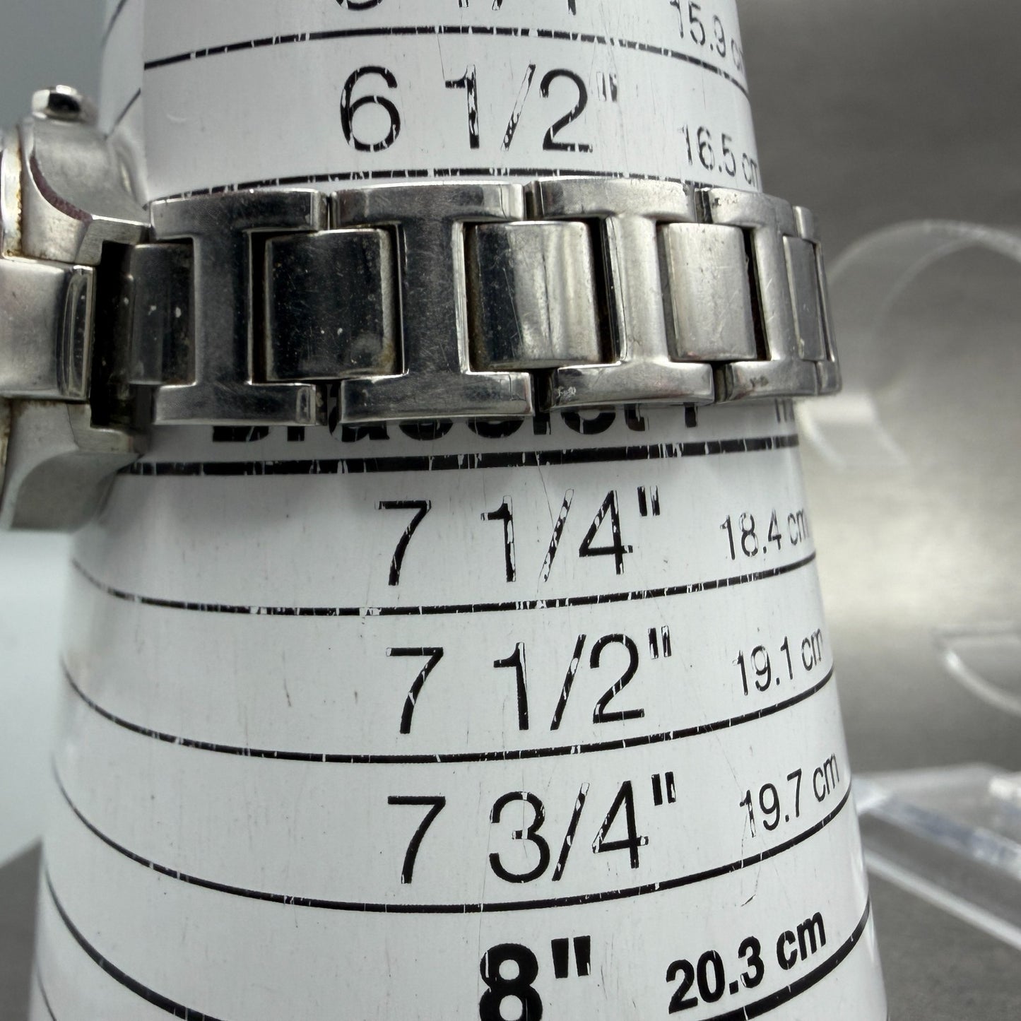 Philip Stein Watch Women 28mm Black Dial Silver Tone Small Seconds New Battery11