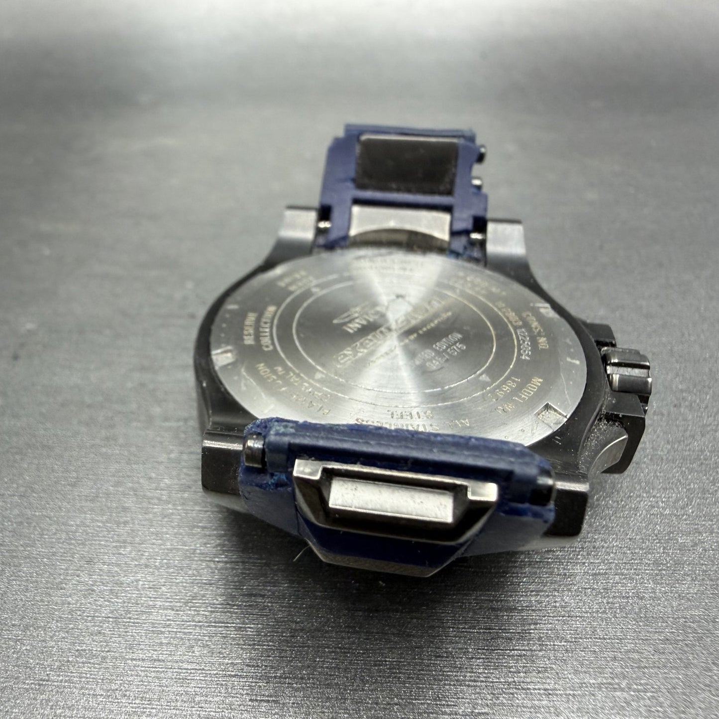 Invicta Excursion Chronograph Watch Women 40mm Blue Dial Daydate 18692 PARTS11
