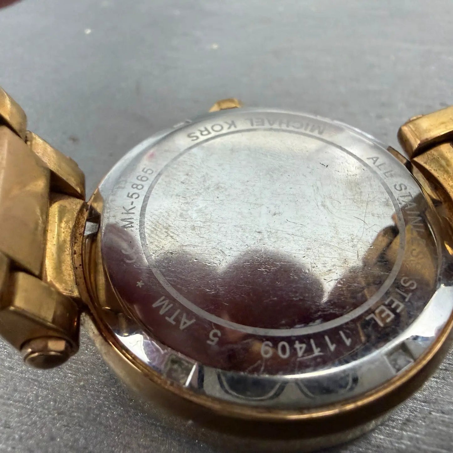 Michael Kors Parker Watch Women 39mm Rose Dial Rose Gold Tone Round New Battery9