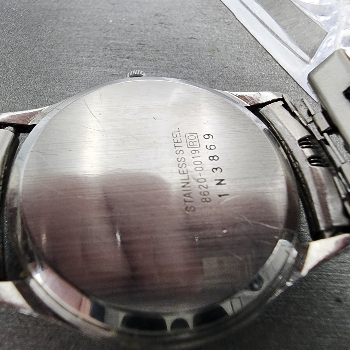 Seiko Watch Men 32mm Silver Dial Silver Tone Round 8620-0019 PARTS
