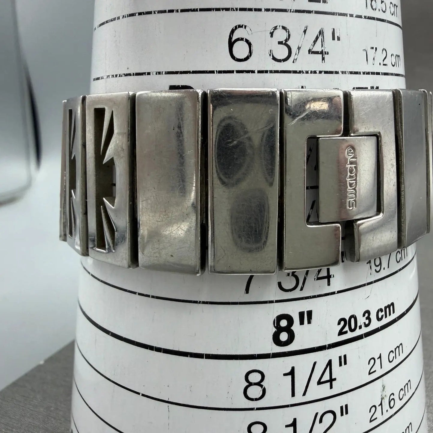 Swatch Going Out Watch Women 24mm Black Dial Black Tone Rectangle SUBB118 NewBat10
