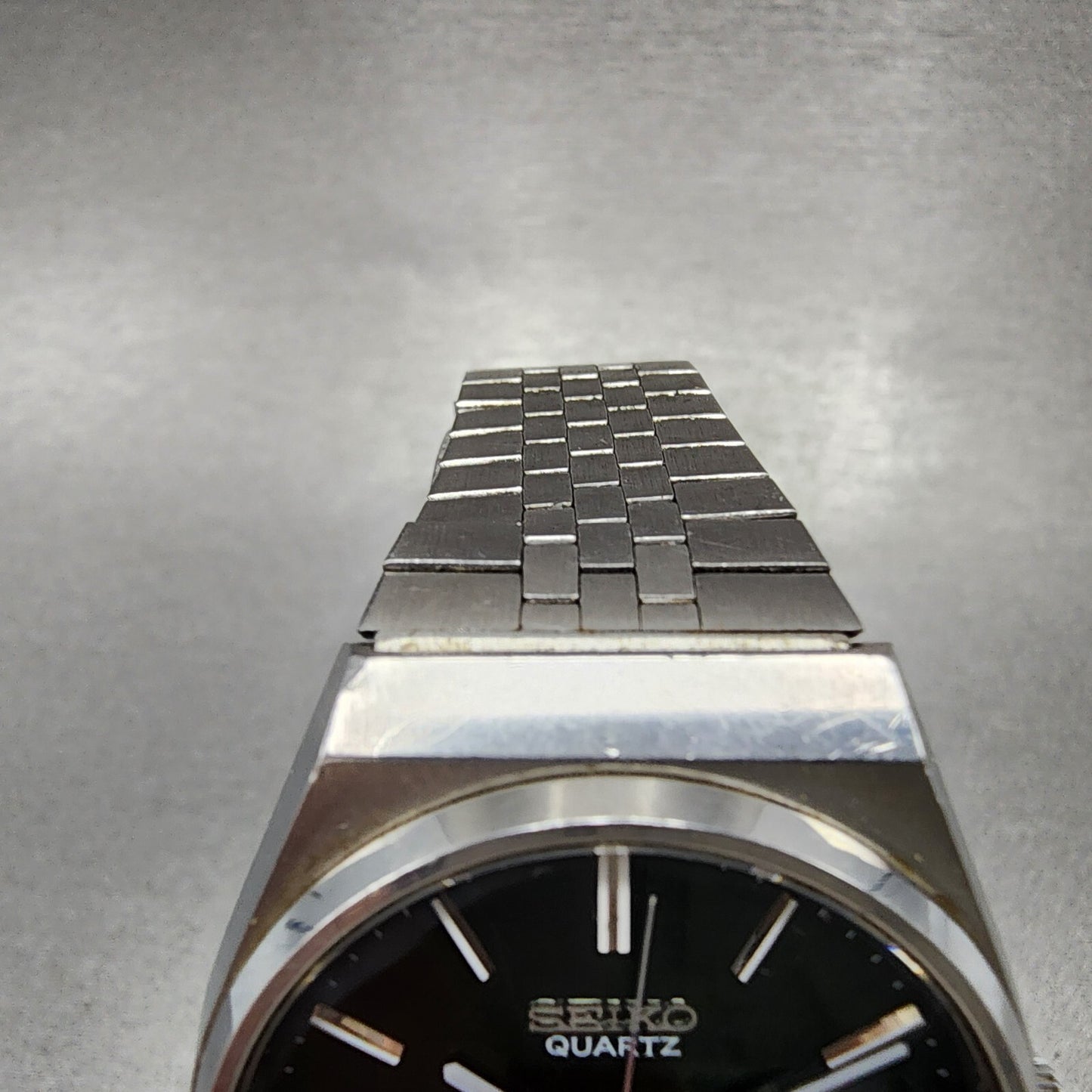 Seiko Type II Watch Men 36mm Green Dial Silver Tone Daydate 7546-8230 New Batt