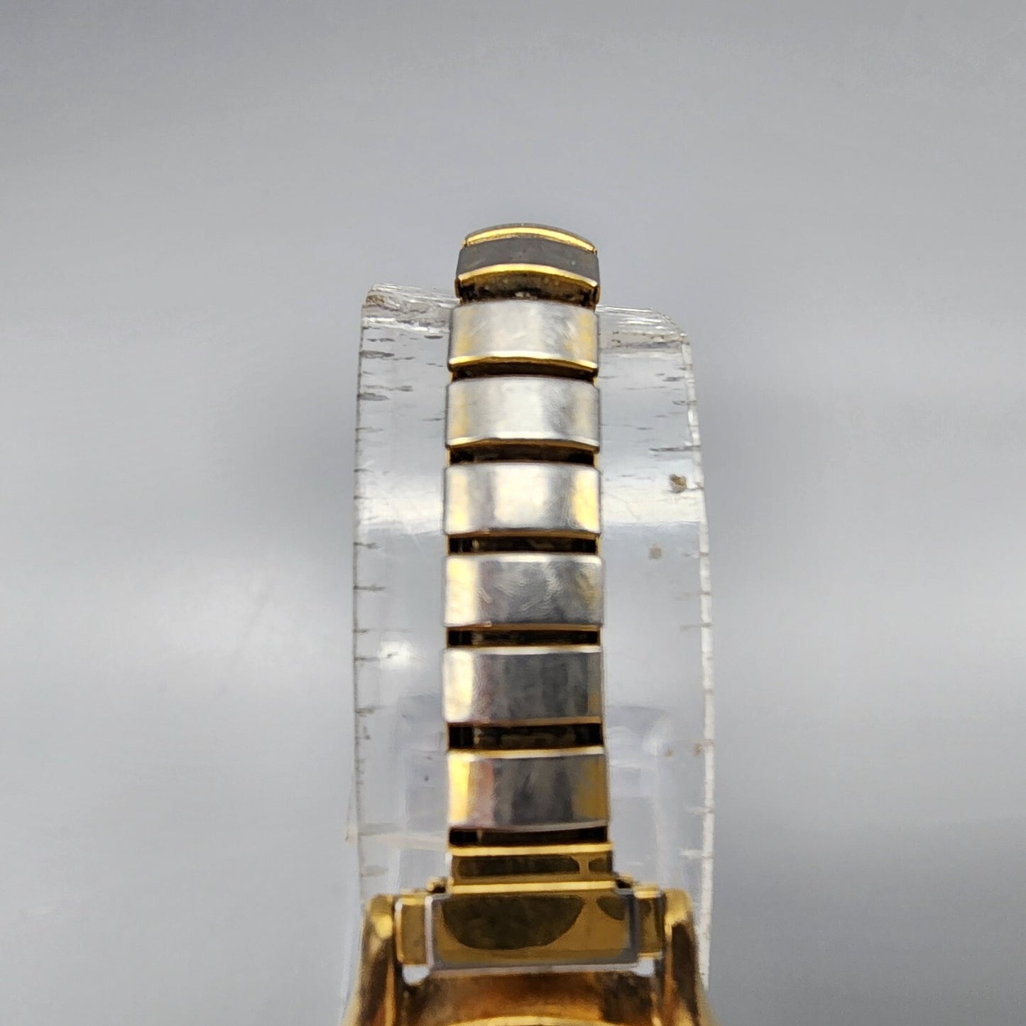 VTG Seiko Watch Women 20mm Black Dial Gold Tone Oval 4N01-5060 New Battery