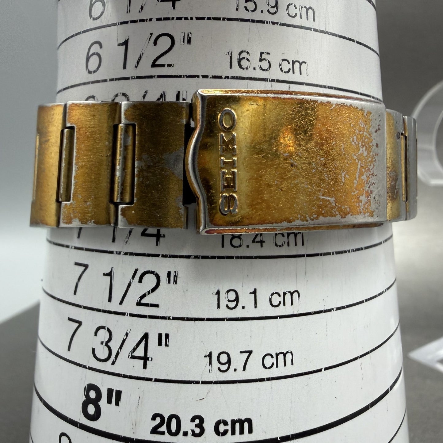 Seiko DX Automatic Watch Men 37mm Brown Dial Gold Tone Daydate 6106-7619 Runs10