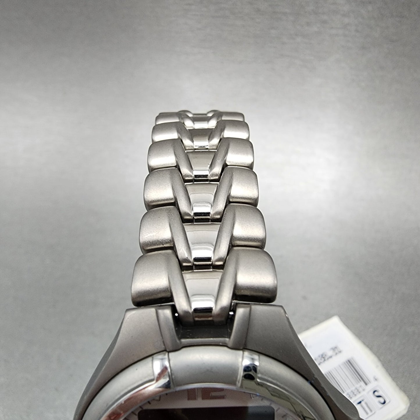 Tissot Analog Digtial Watch Women 33mm Gray Dial Titanium T650P PARTS