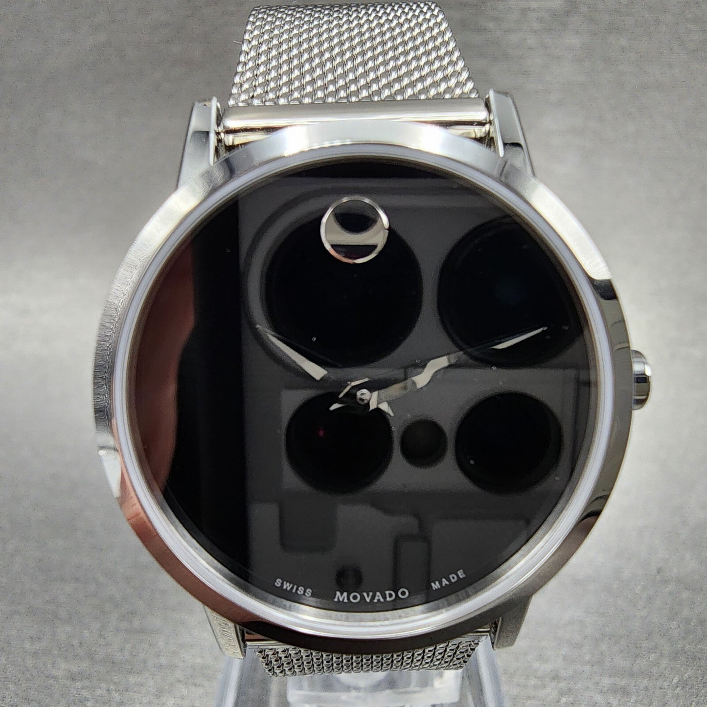 Movado Museum Classic Watch Women 28mm Black Dial Stainless steel Round 0607220
