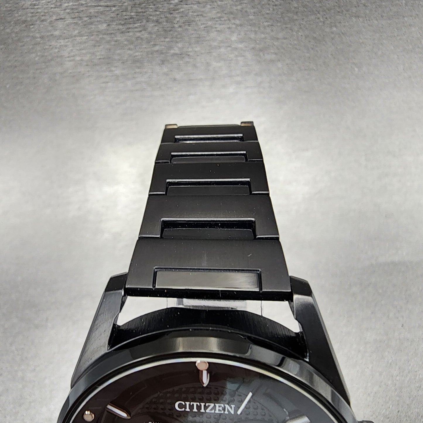 Citizen Eco-Drove CTO Watch Men 43mm Black Dial Black Tone Daydate RoundRuns