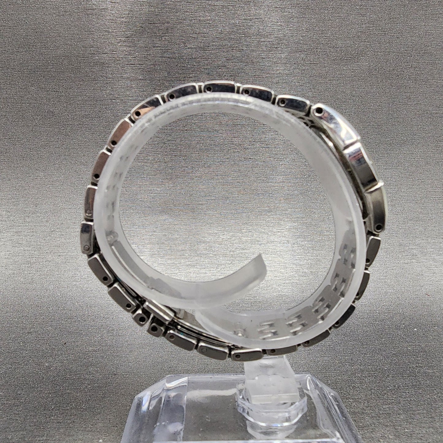 Seiko Watch Women 20mm Pink Dial Silver Tone Oval NO CROWN 1N01-0GS0 New Battery