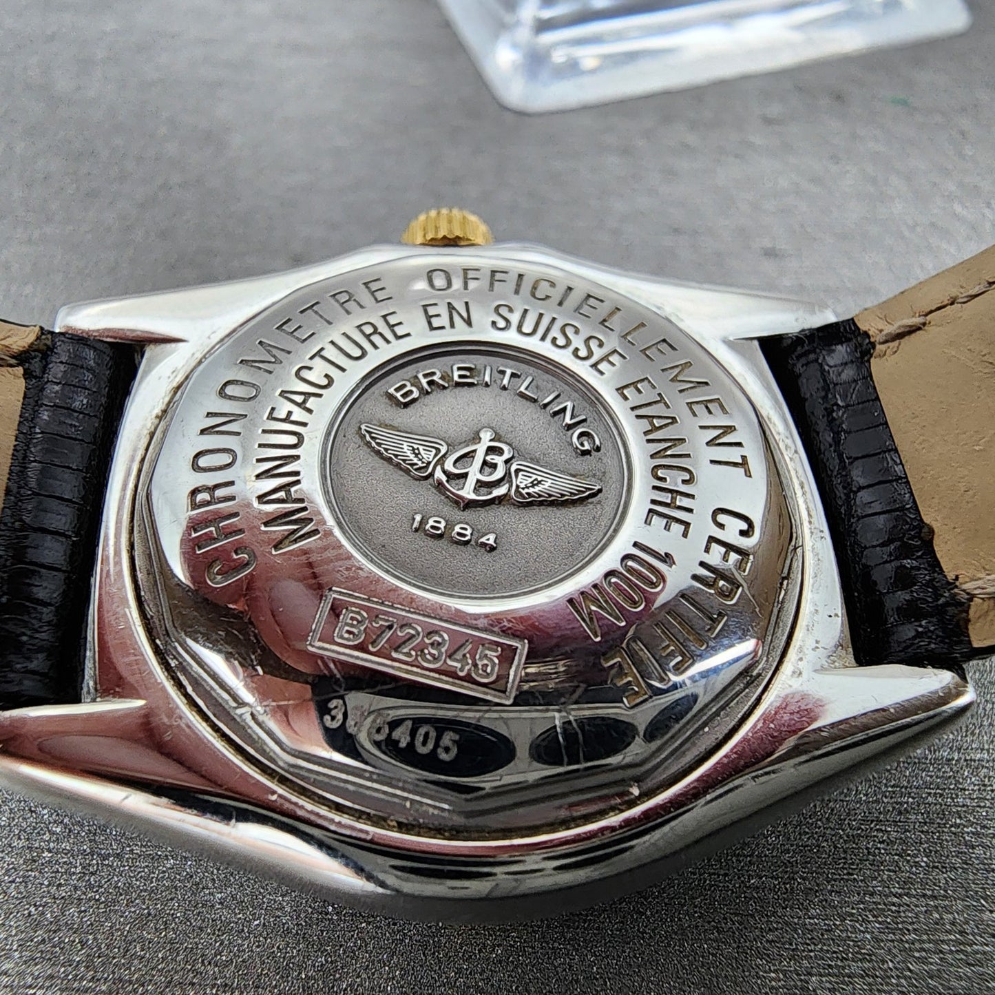 Breitling Callistino Watch Women 29mm MOP Dial Two Tone Date B72345 New Battery
