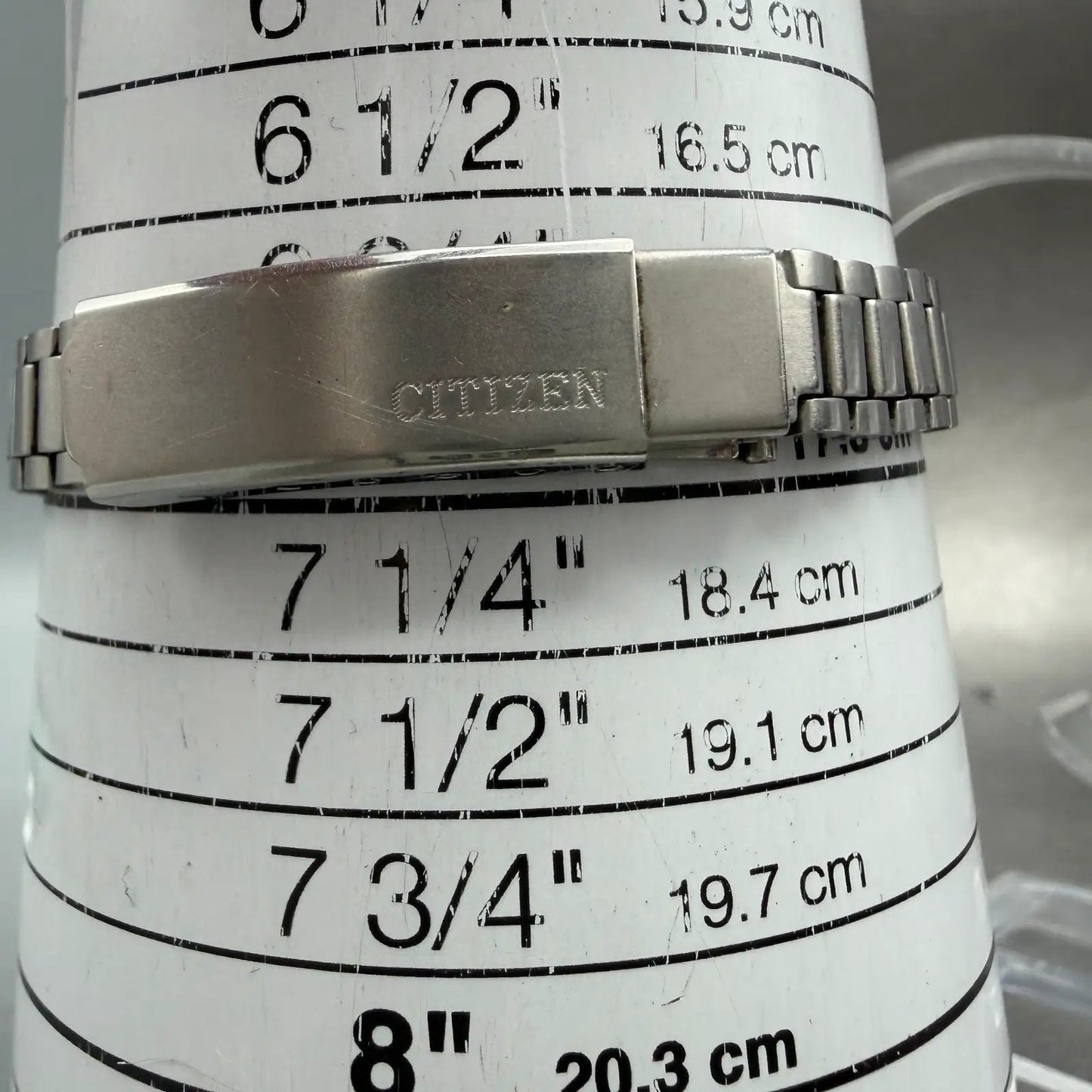 Citizen Automatic Watch Women 26mm Blue Dial Silver Tone Daydate 4-661711 Runs10