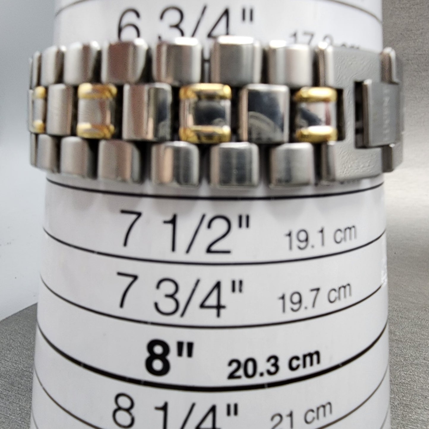 Seiko Lucent Watch Men 31mm White Dial Two Tone 5e21-6b70 New Battery