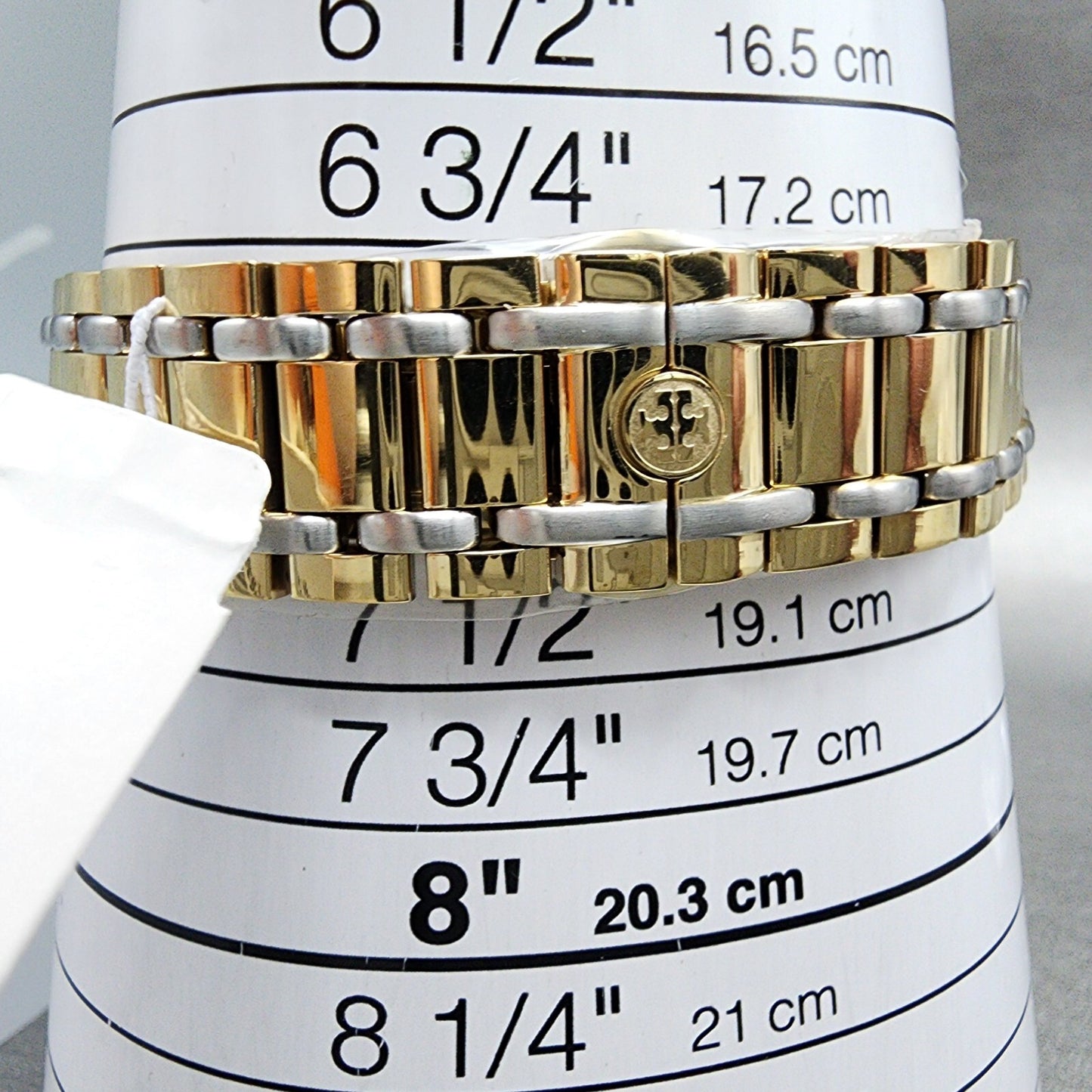 Tory Burch The Miller Watch Women 32mm White Dial Two Tone Round TBW722210