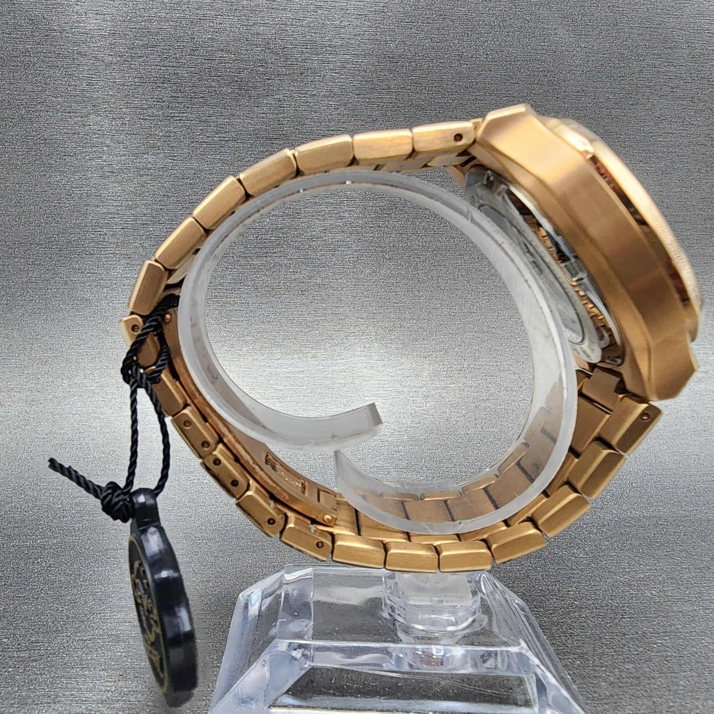 Gevril GV2 Potente Watch Men 39mm White Dial Rose Gold Tone Date Automatic 18102