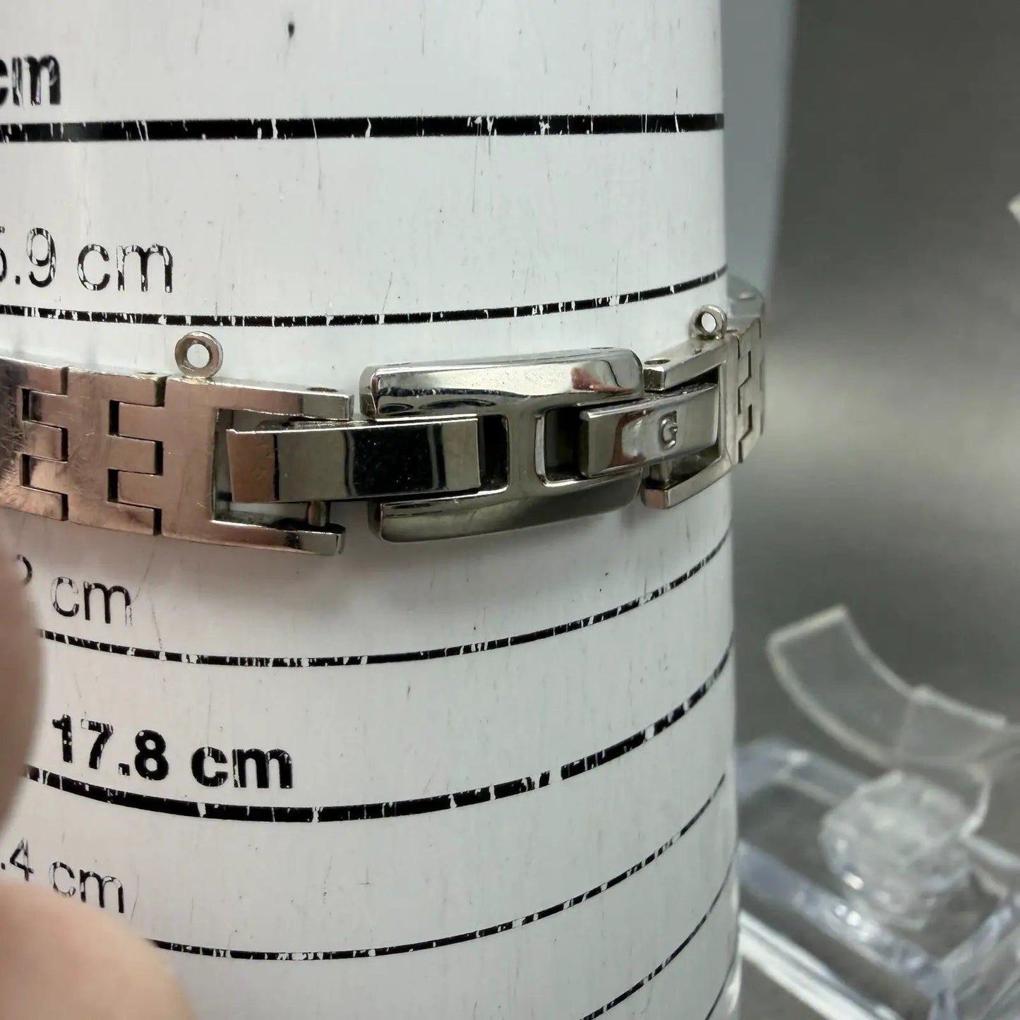 Seiko Watch Women 13mm Black Dial Silver Tone Rectangle Manual 1520-3670 PARTS12