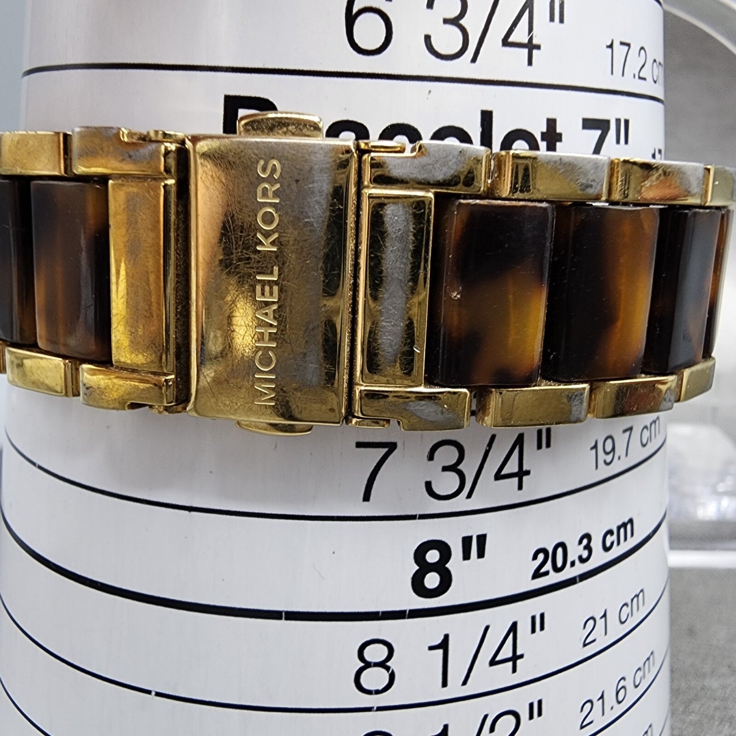 Michael Kors Parker Watch Women 39mm Champagne Dial Gold Tone Date New Battery