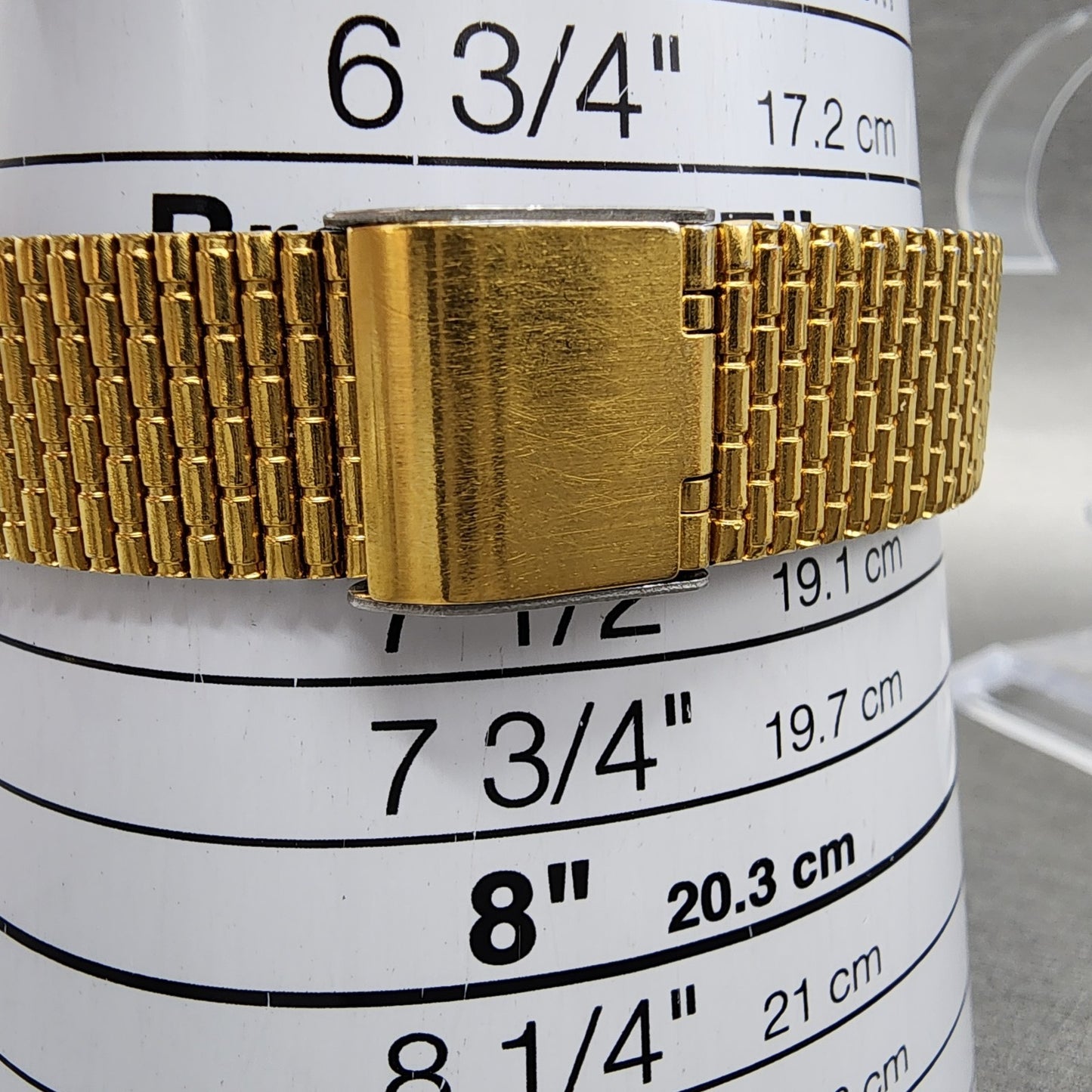 Seiko Tank Watch Men 23mm Champagne Dial Gold Tone 5y91-5049 New Battery