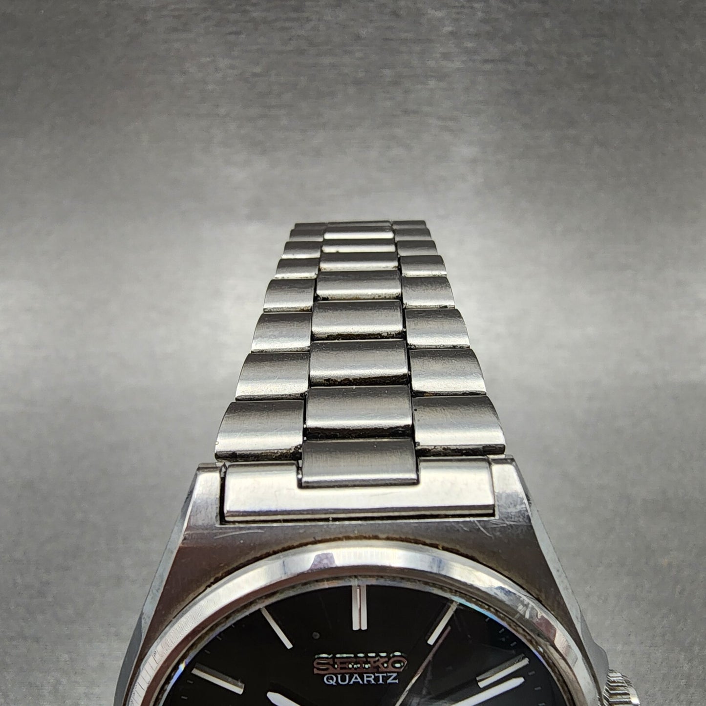 Seiko SilverWave Watch Men 36mm Green Dial Silver Tone Daydate 8229-8000 NewBat