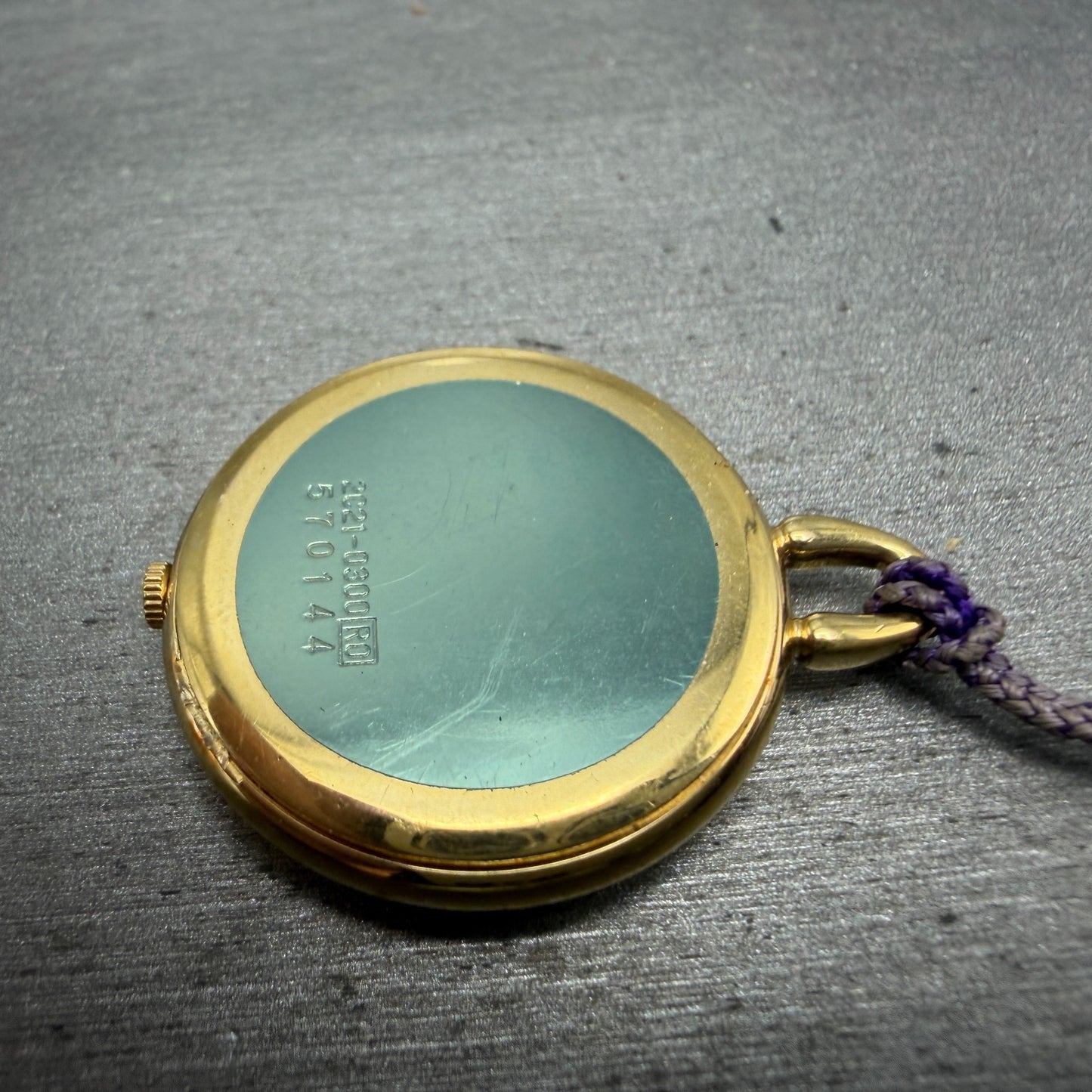 Seiko Pocket Watch Women 27mm Champagne Dial Gold Tone 2C21-0300 New Battery13