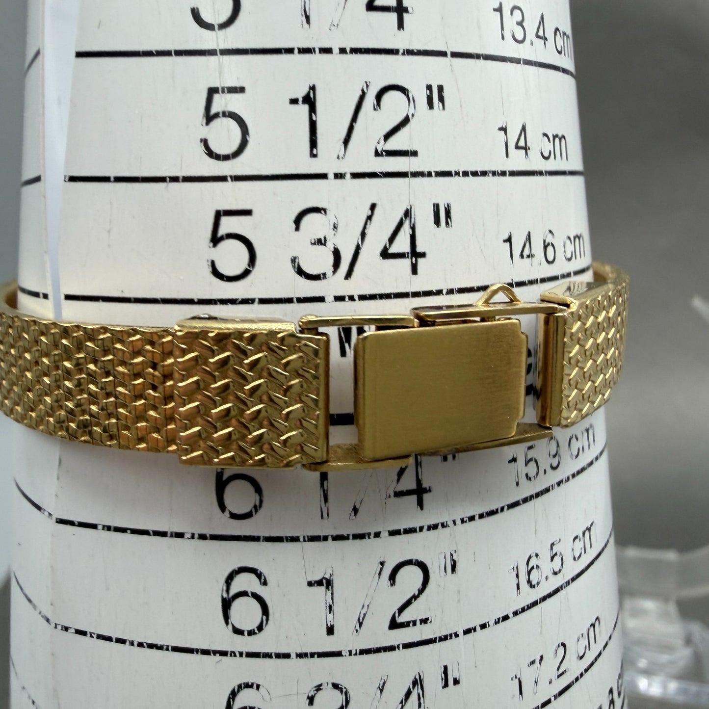 Seiko Watch Women 19mm Champagne Dial Gold Tone Rectangle 5421-5060 New Batt H9S10