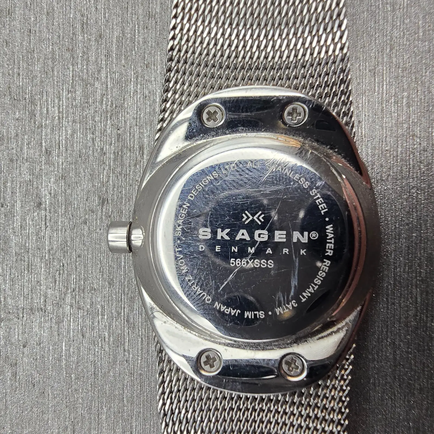 Skagen Watch Women 26mm MOP Dial Silver Tone Gemmed 566XSSS New Battery10